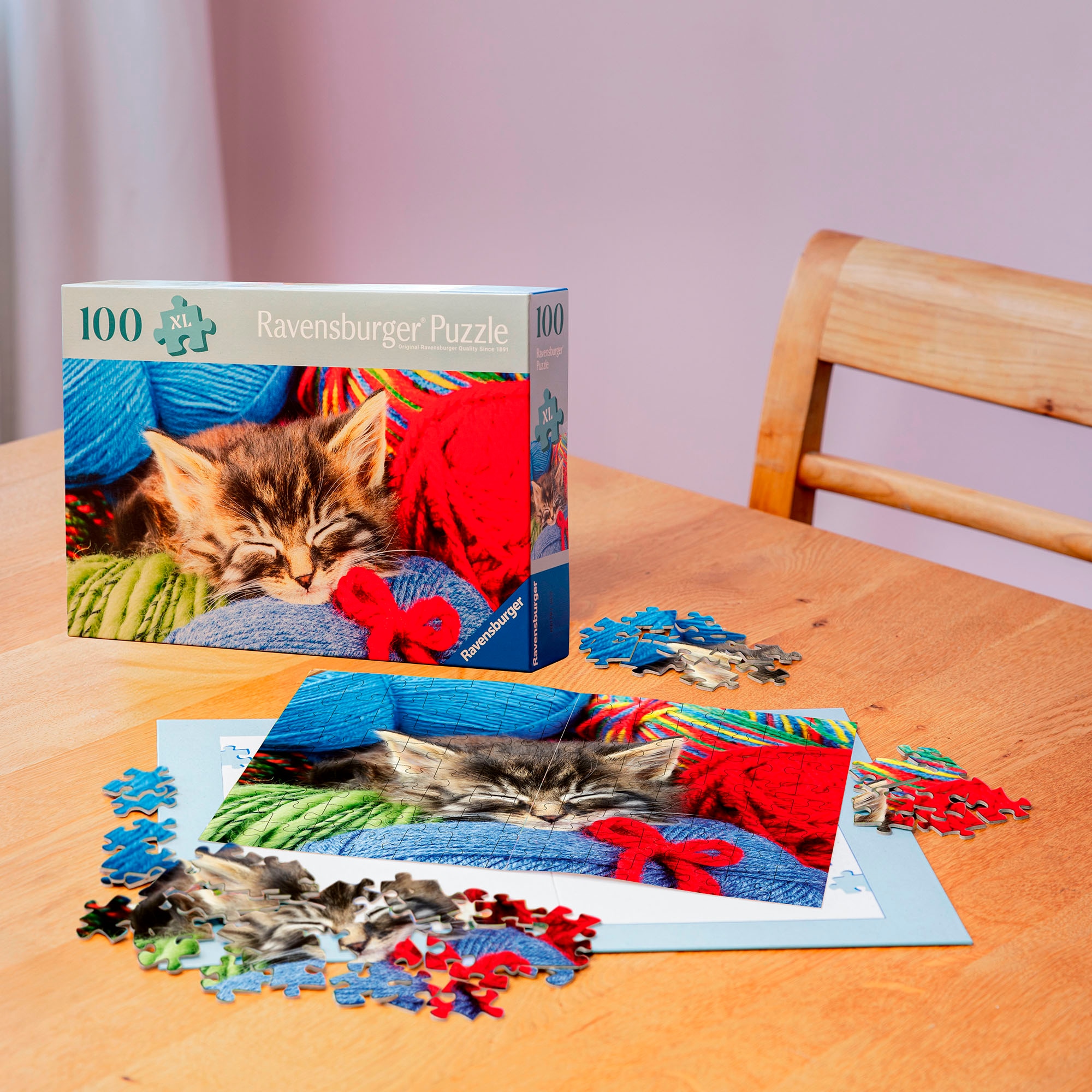 Ravensburger Puzzle »Feel Well & Puzzle, Wollkätzchen«, XL, für Erwachsene, Made in Europe
