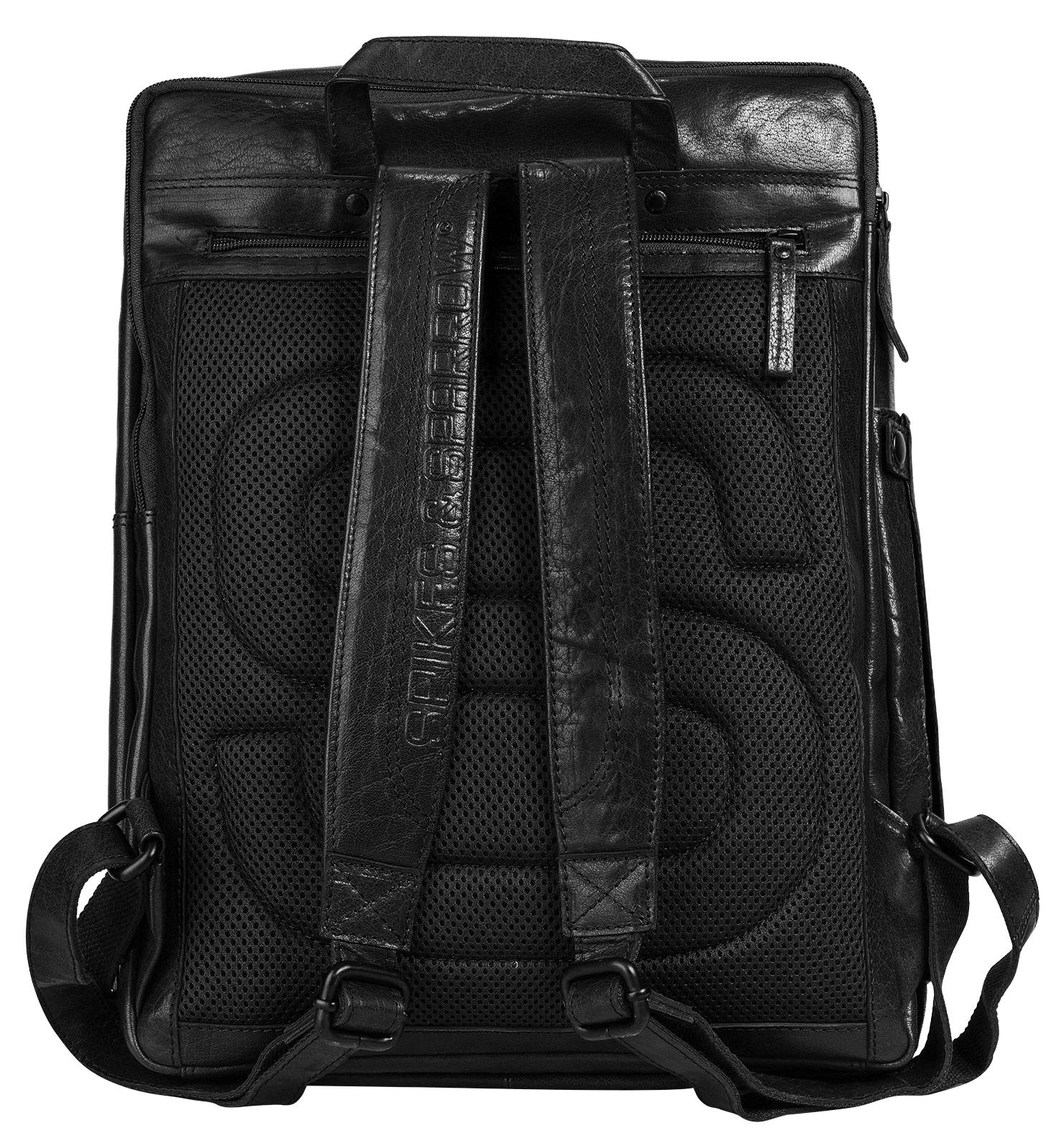 Spikes & Sparrow Laptoprucksack, echt Leder