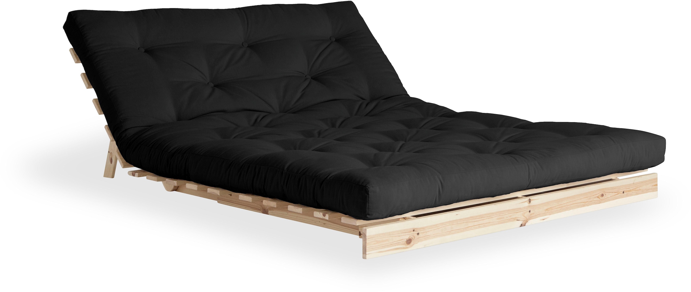 Karup Design Daybett »Roots Sofa Bed, Schlafsofa, , Bettfunktion, FSC®-Massivholz,« Inkl. Futonmatratze, Made in Europe, langlebig, B: 140 oder 160 cm