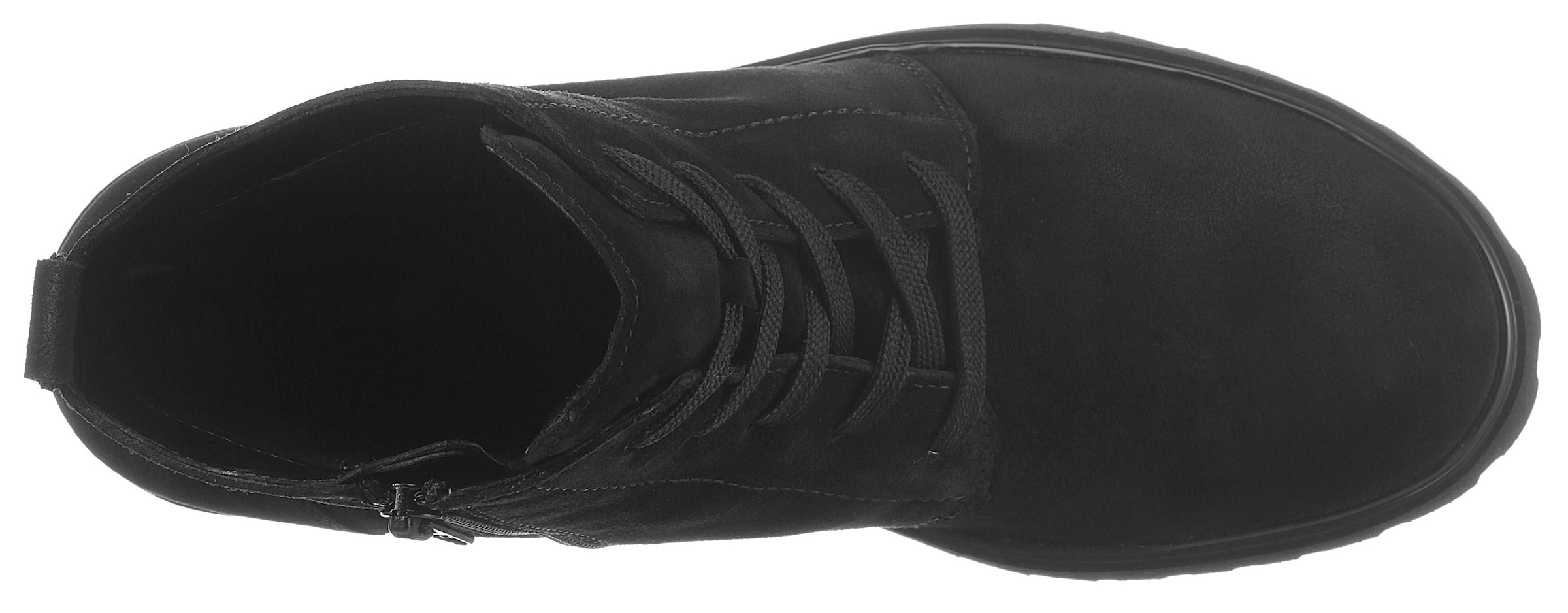 Waldläufer Schnürboots »H-LUISE«, Stiefelette, Blockabsatz, in bequemer Schuhweite G (= weit)