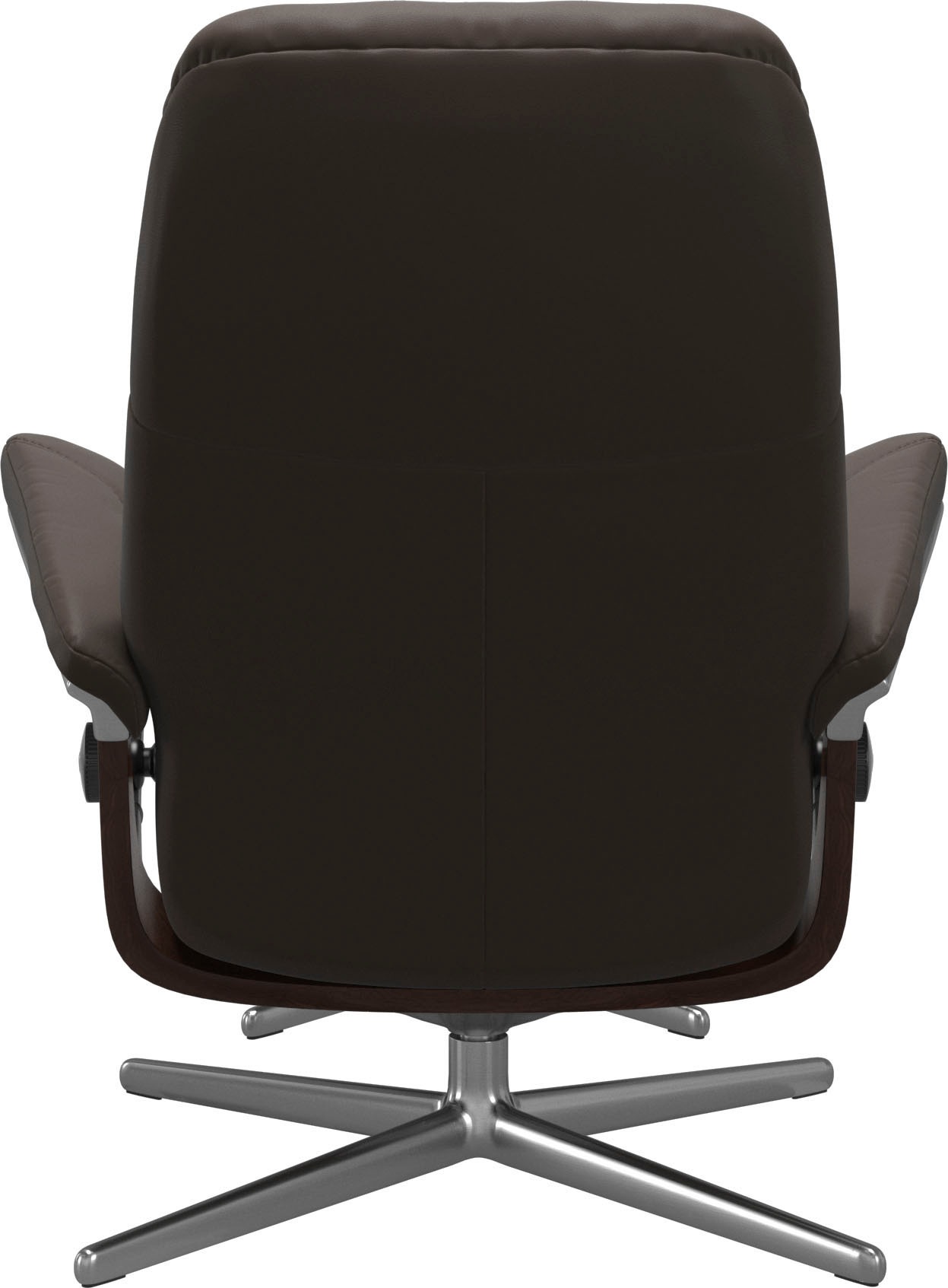Stressless® Fußhocker »Consul«, mit Cross Base, Größe S, M & L, Holzakzent Braun