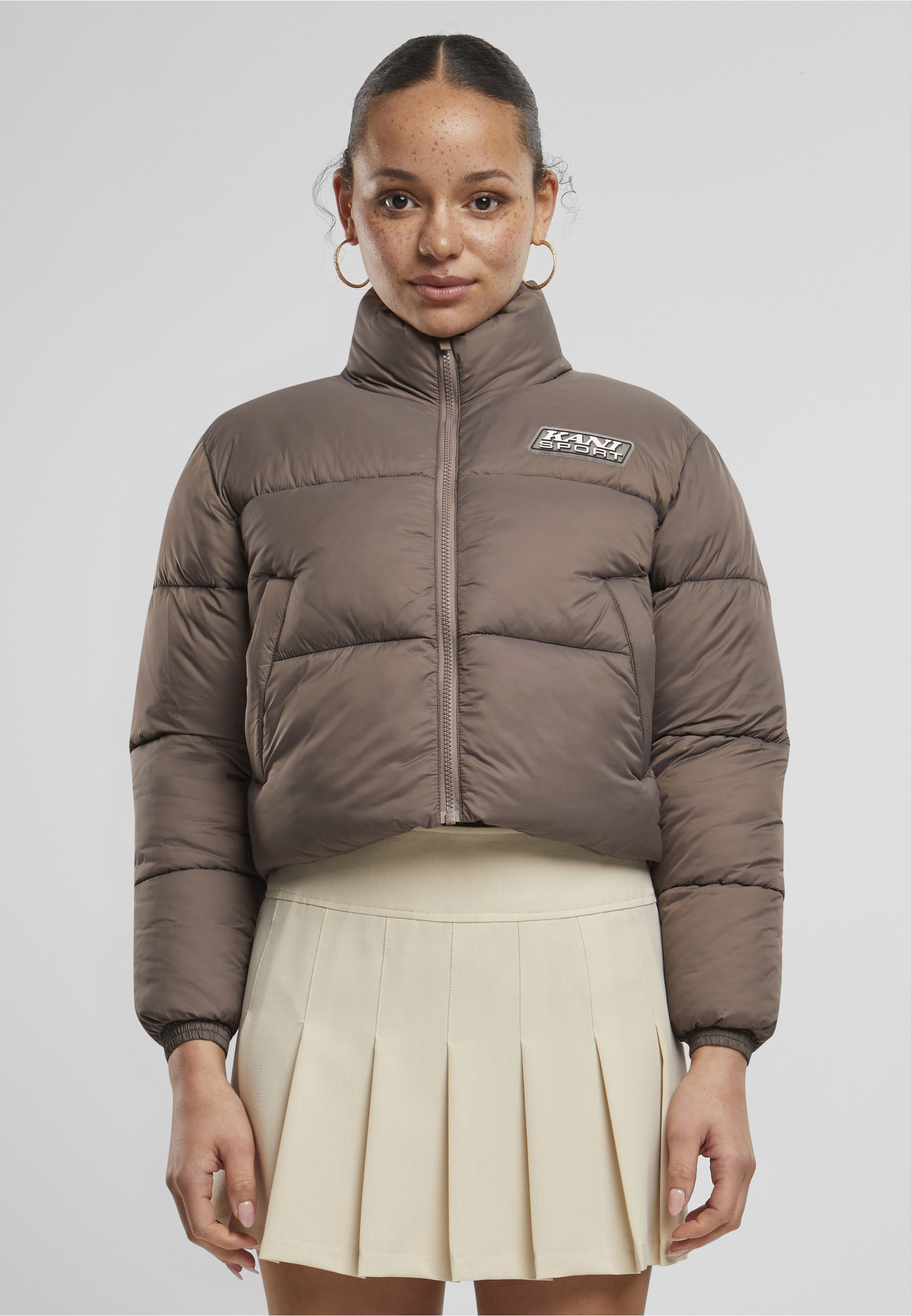 Karl Kani Winterjacke »Karl Kani Karl Kani Sport Patch Crop Puffer Jacket« 1 Stk. tlg. ohne Kapuze