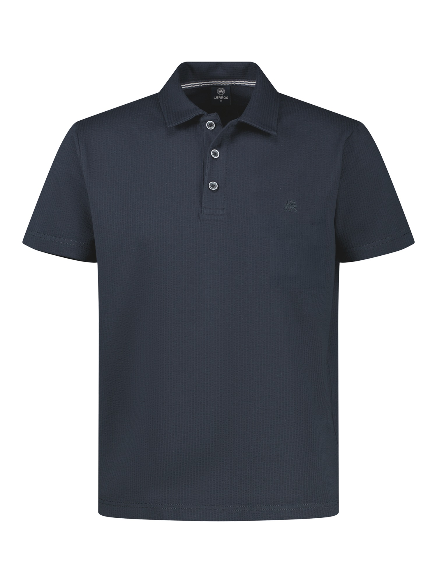 LERROS Poloshirt »Poloshirt in weicher Seersucker-Qualität mit Brusttasche«