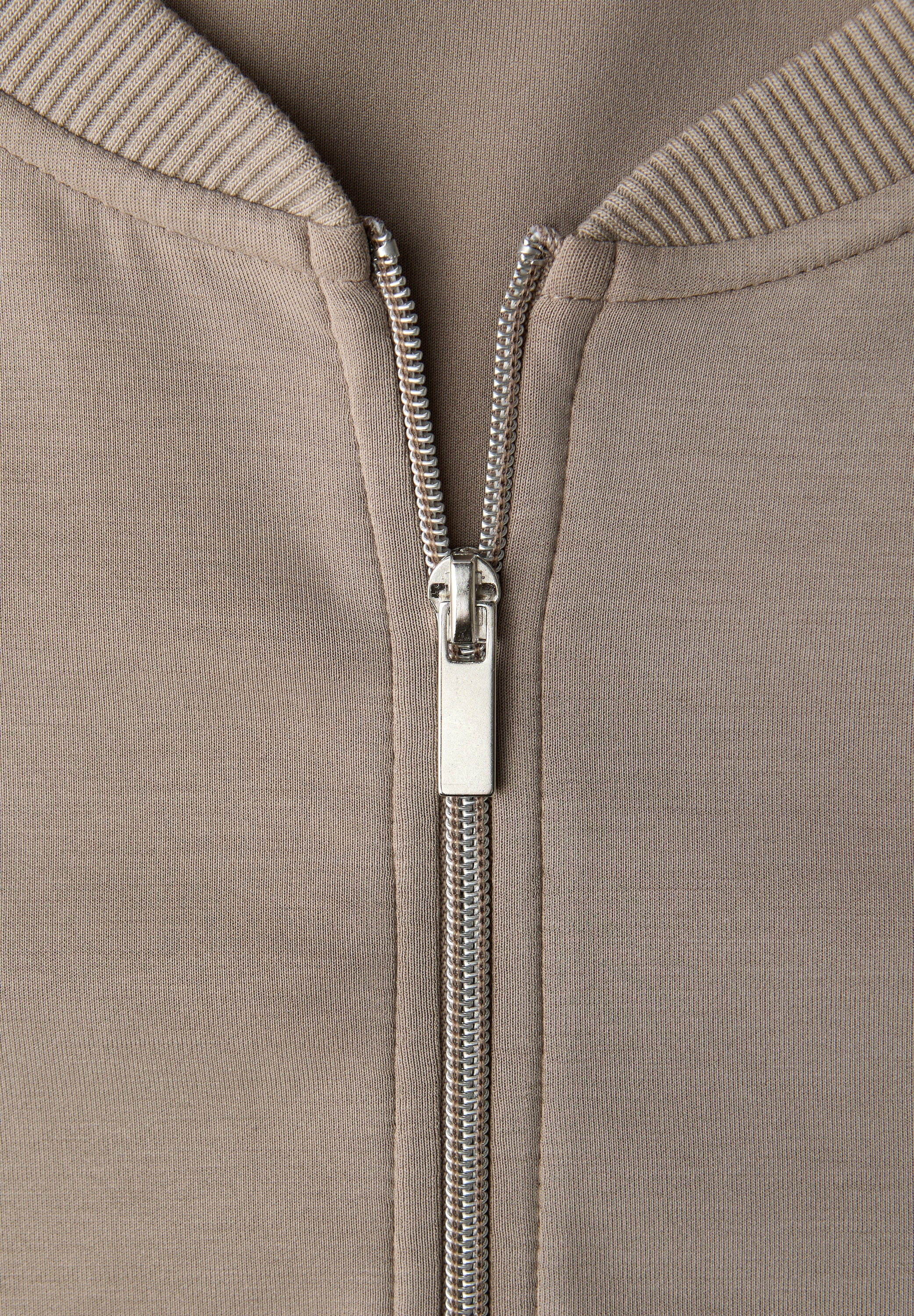 STREET ONE Cardigan aus elastischem Materialmix