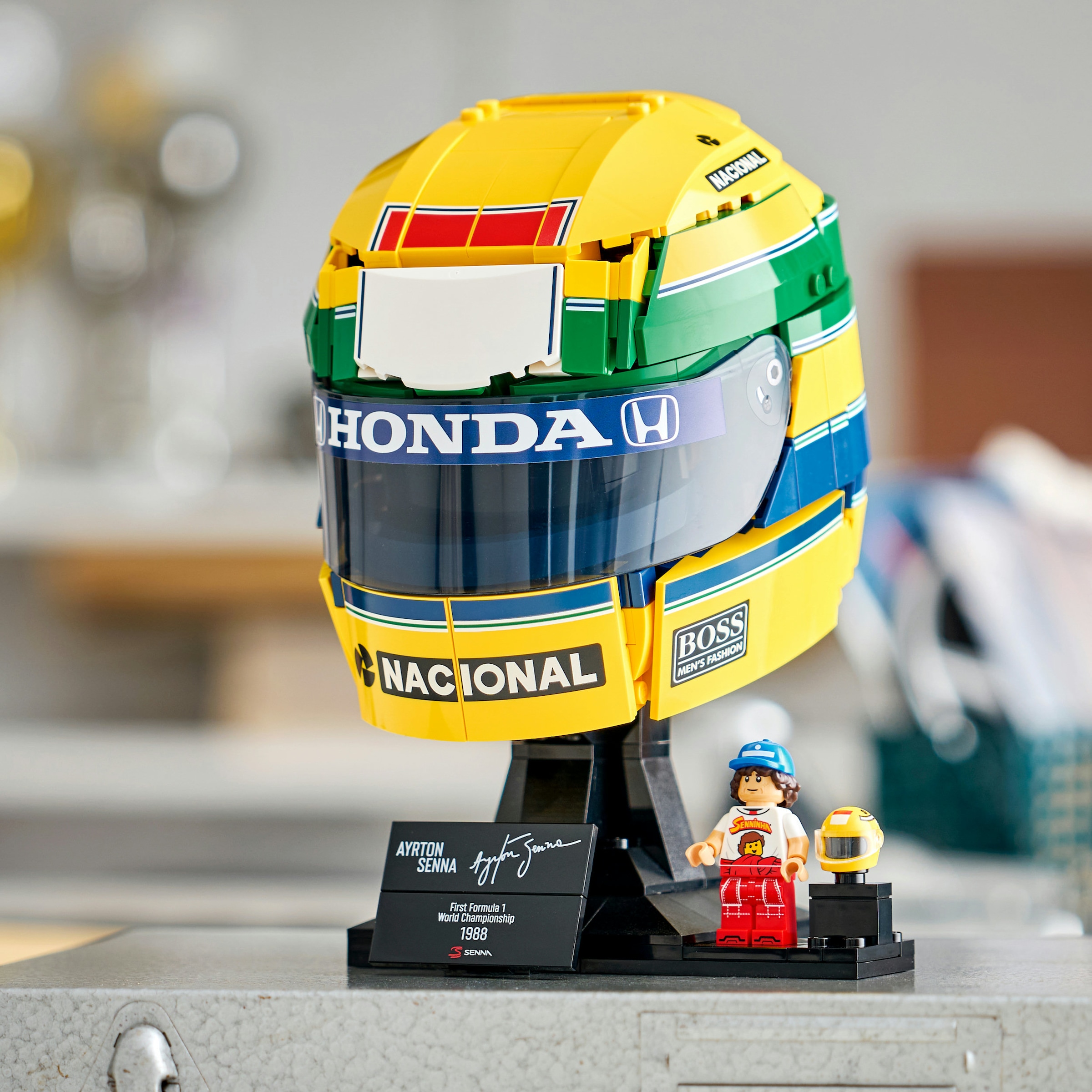 LEGO® Konstruktionsspielsteine »Ayrton Senna Helm (43024), LEGO Editions Formula 1« Made in Europe