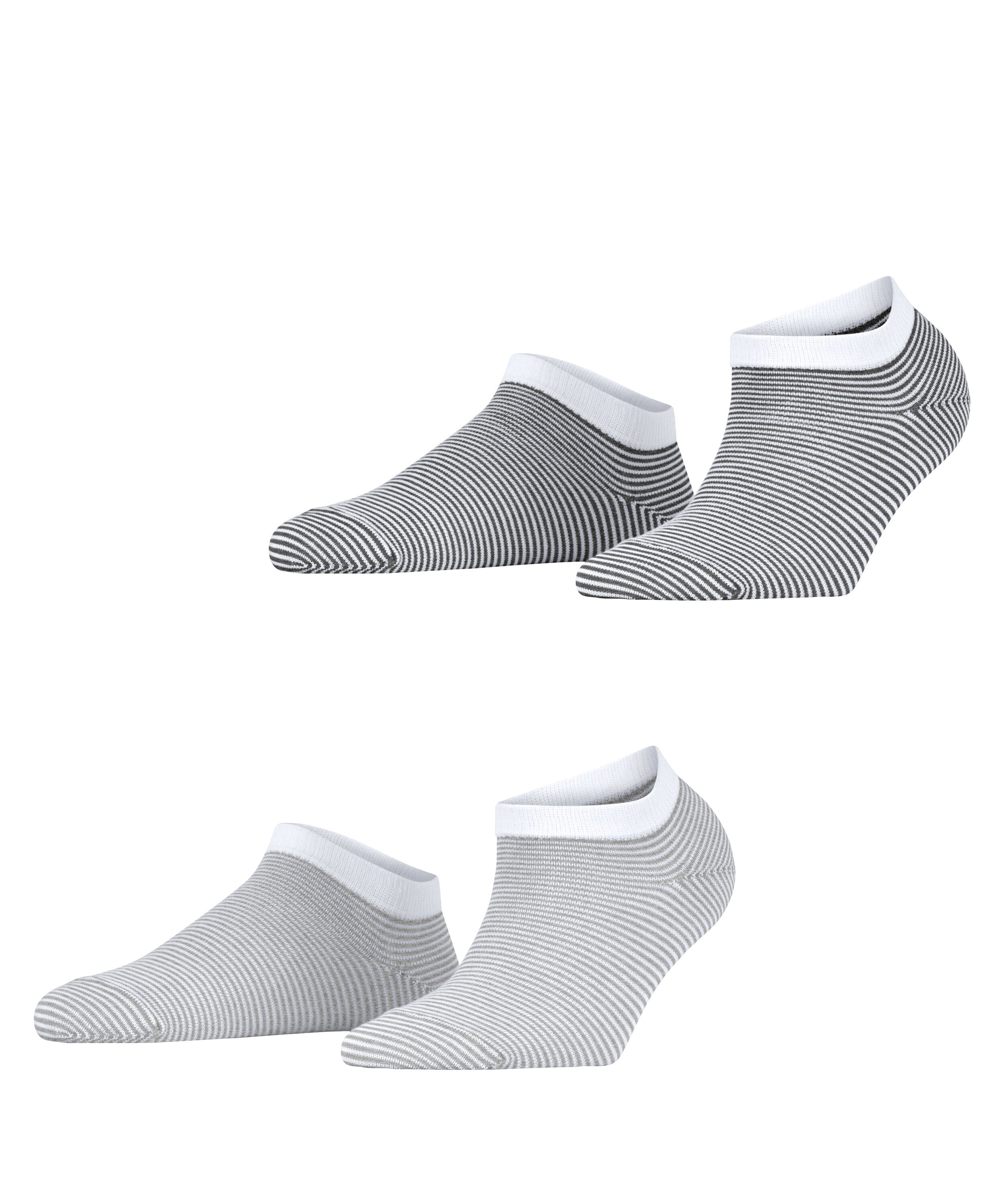 Esprit Sneakersocken "Allover Stripe" 2 Paar, verstärkt, hochwertig, mit Streifen, schmales Bündchen