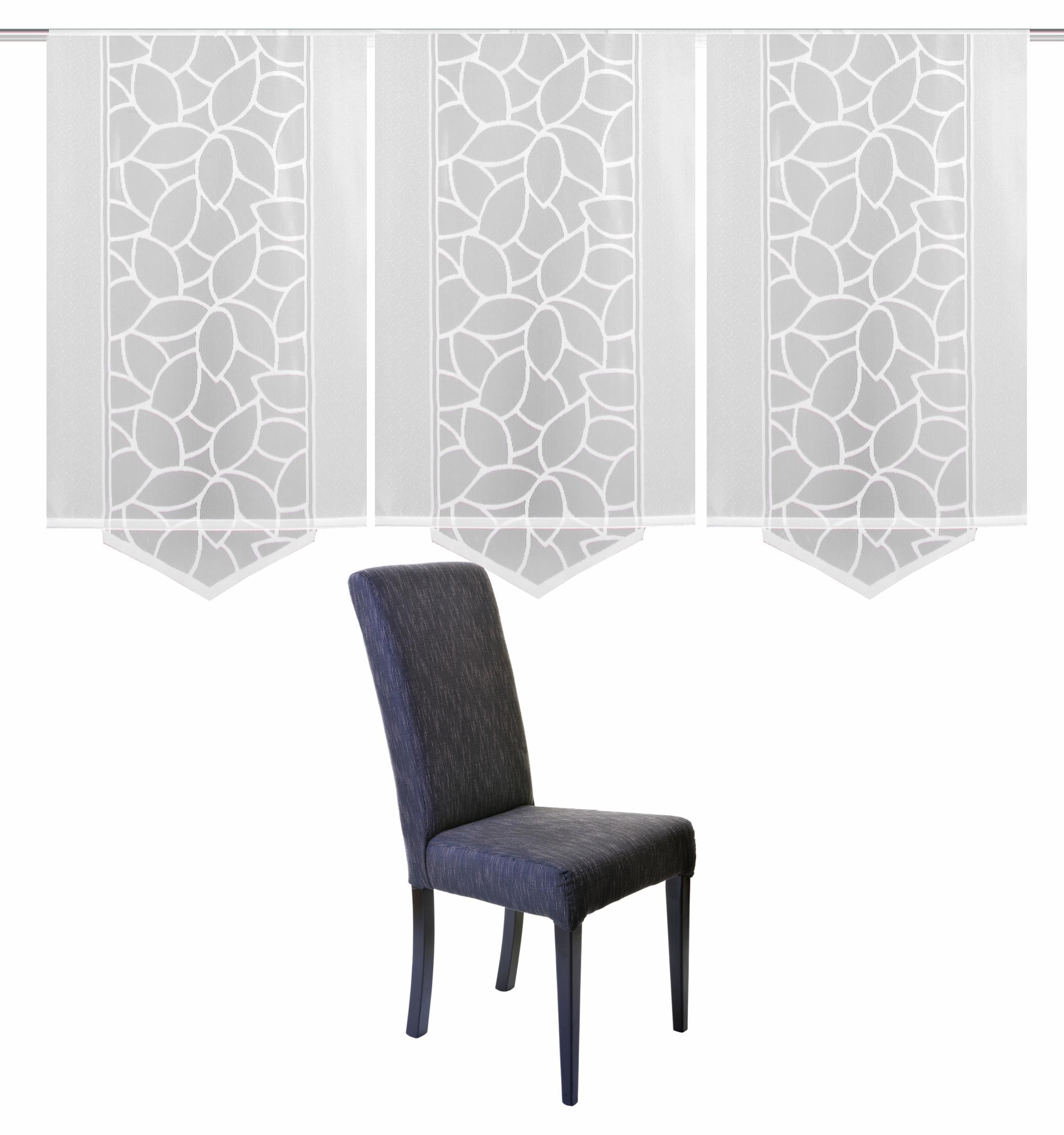 HOME WOHNIDEEN Schiebegardine "JENNA" Klettband 3 Stk. tlg. Schiebevorhang günstig online kaufen