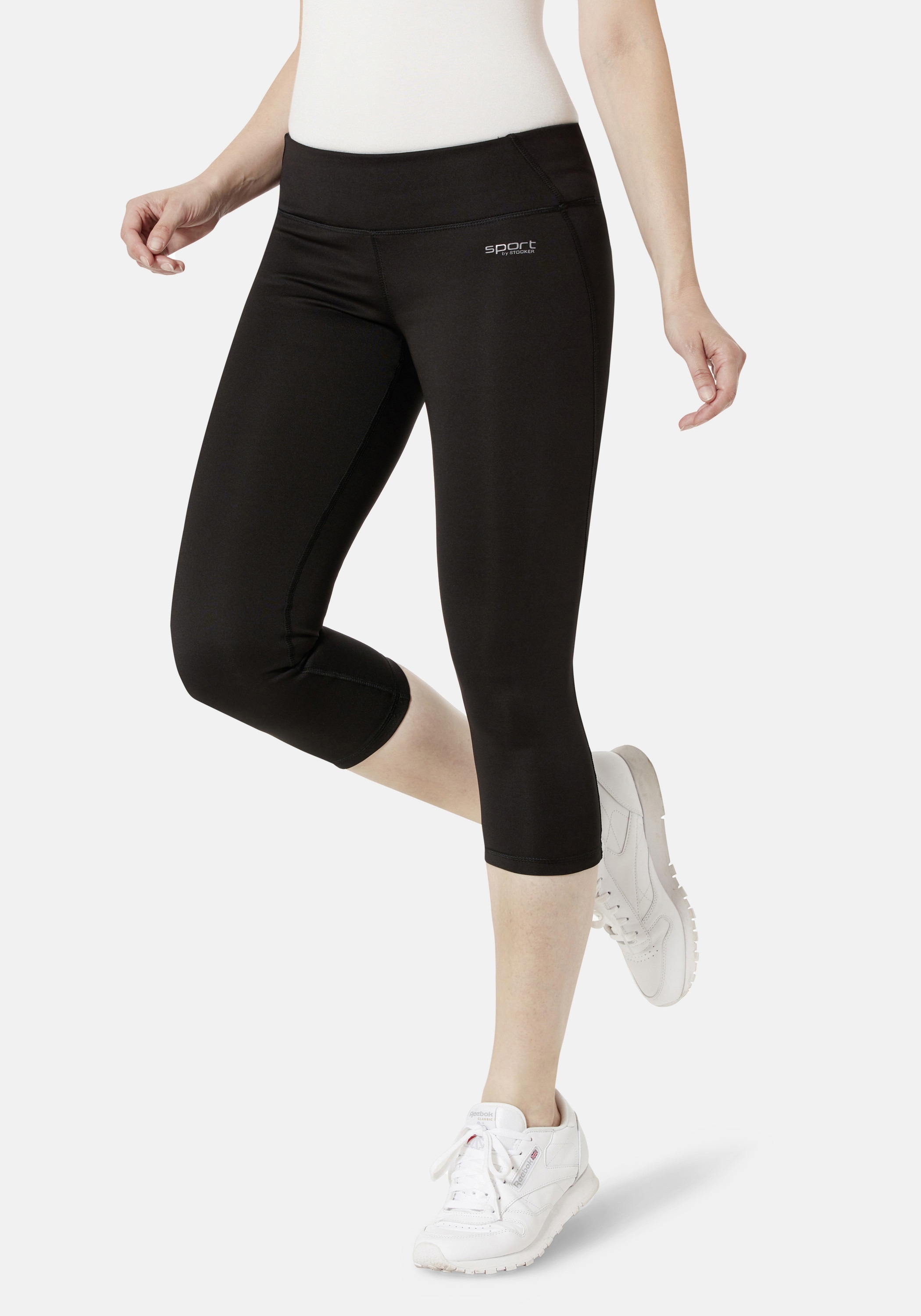 3/4-Leggings »High Tech - Poly-Stretch Sport Leggings«, Legging Fit Sport für Damen