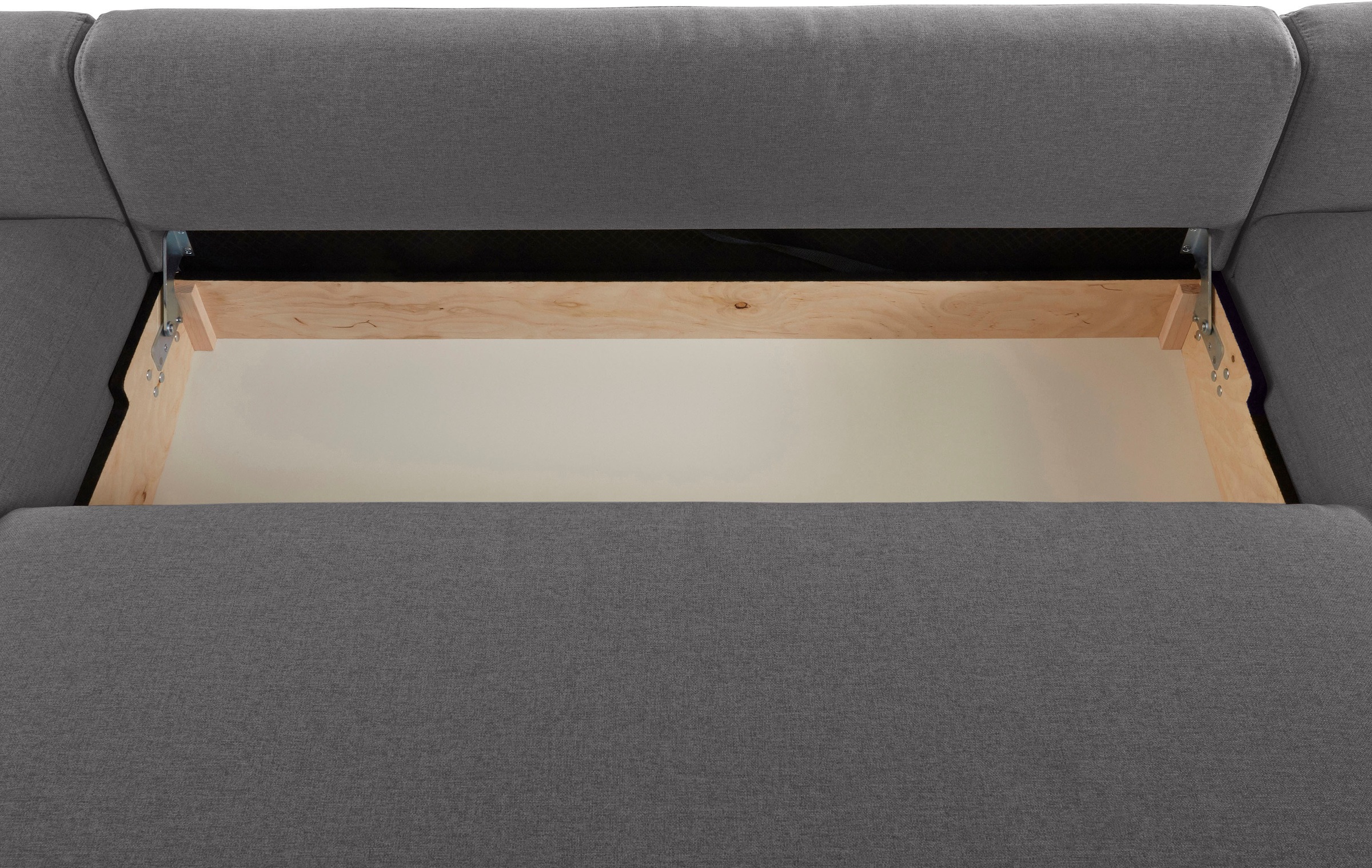 OTTO products Wohnlandschaft »Finnja, viel Platz, wahlweise Bettfunktion und Bettkasten, U-Form«