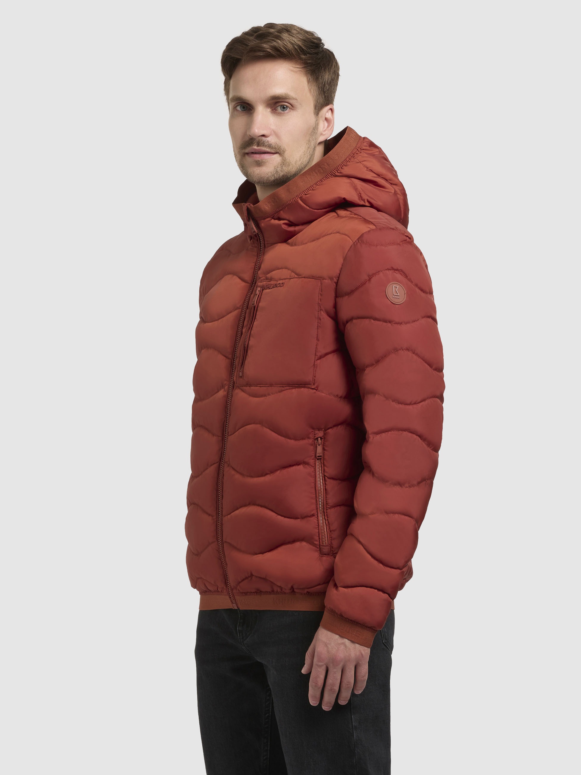 khujo Steppjacke »OMER«, mit Kapuze