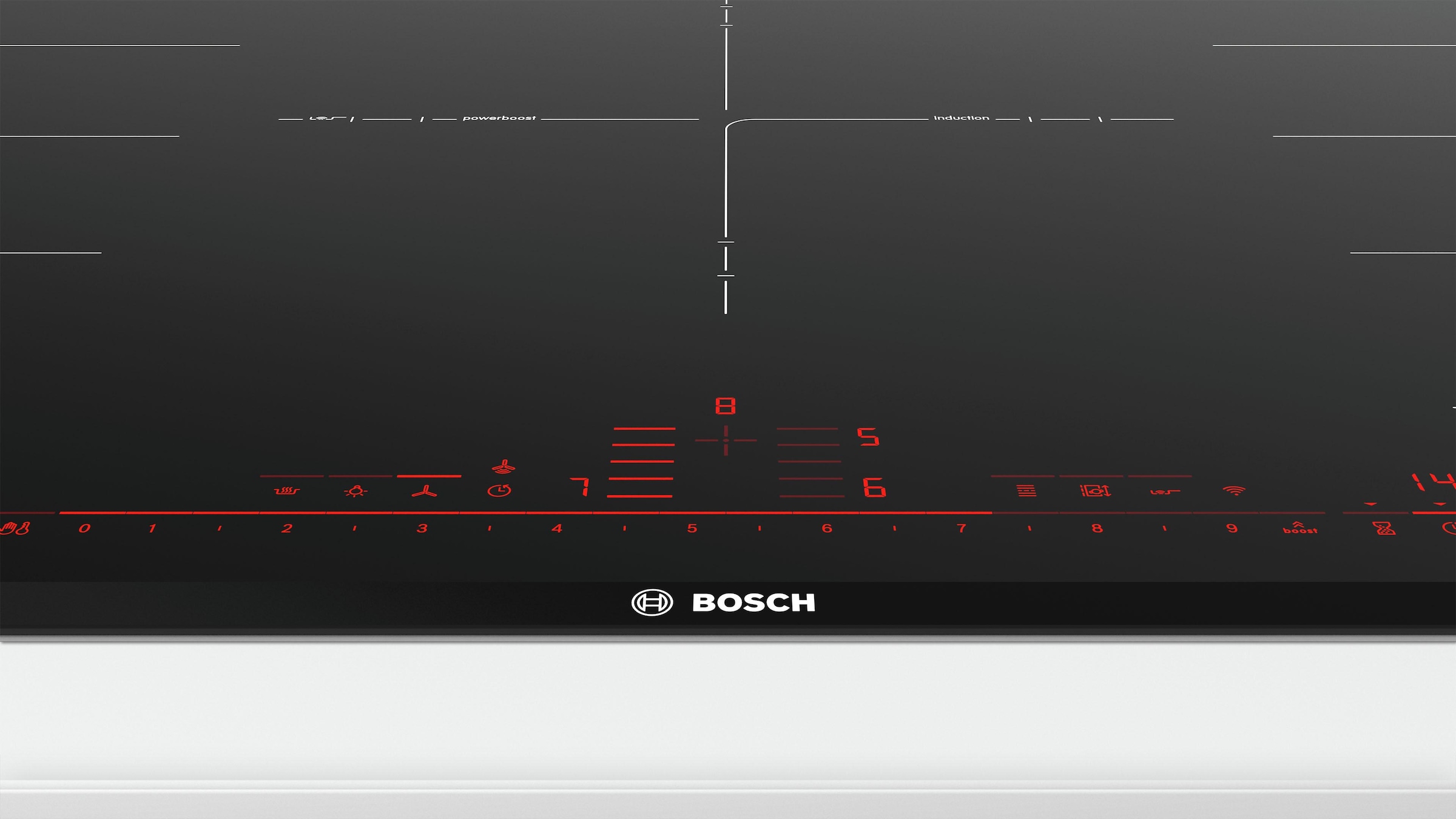 BOSCH Flex-Induktions-Kochfeld von SCHOTT CERAN®, PXV975DV1E, mit DirectSelect Premium