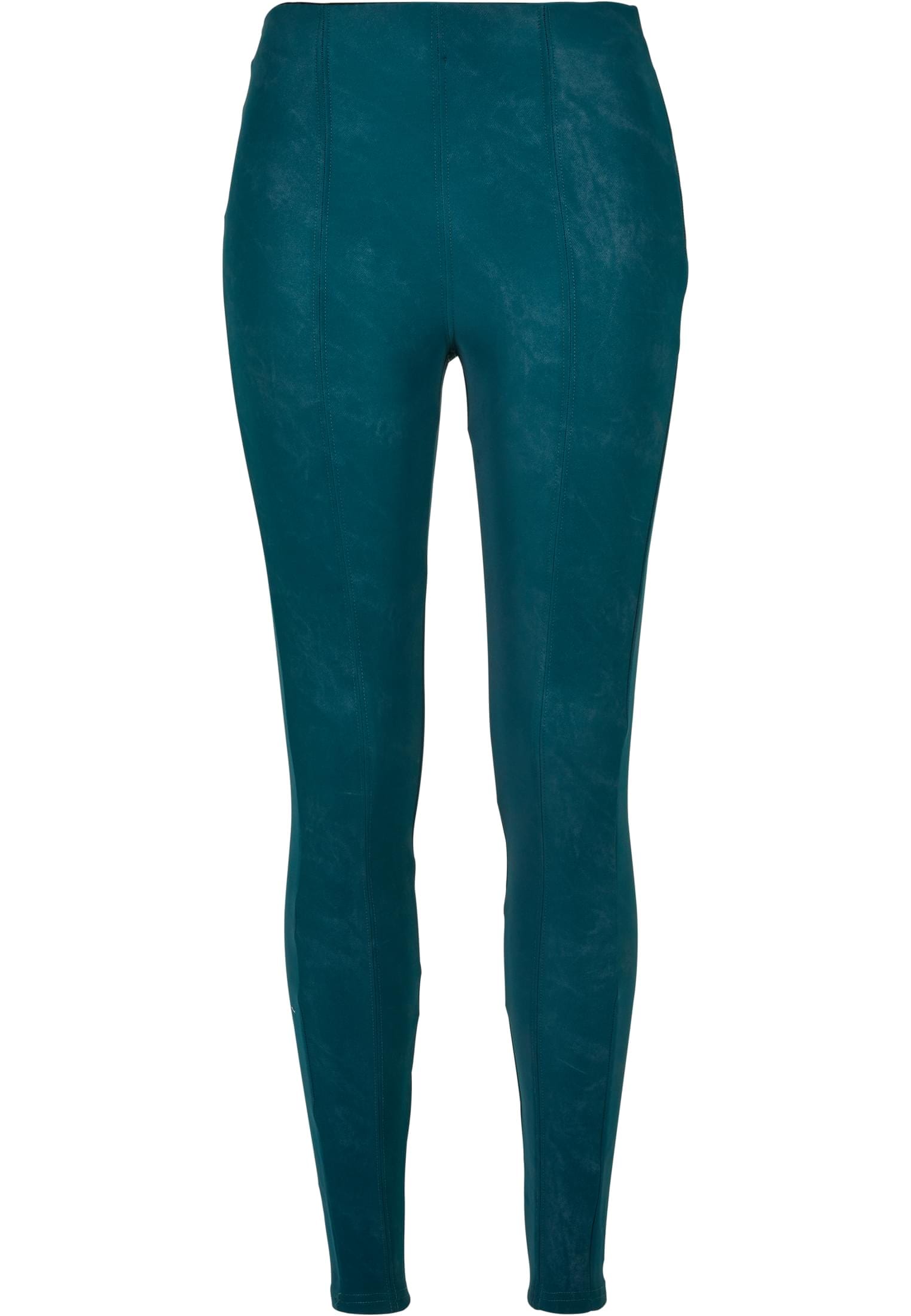 URBAN CLASSICS Leggings "Urban Classics Damen Ladies Washed Faux Leather Pants", (1 tlg.)