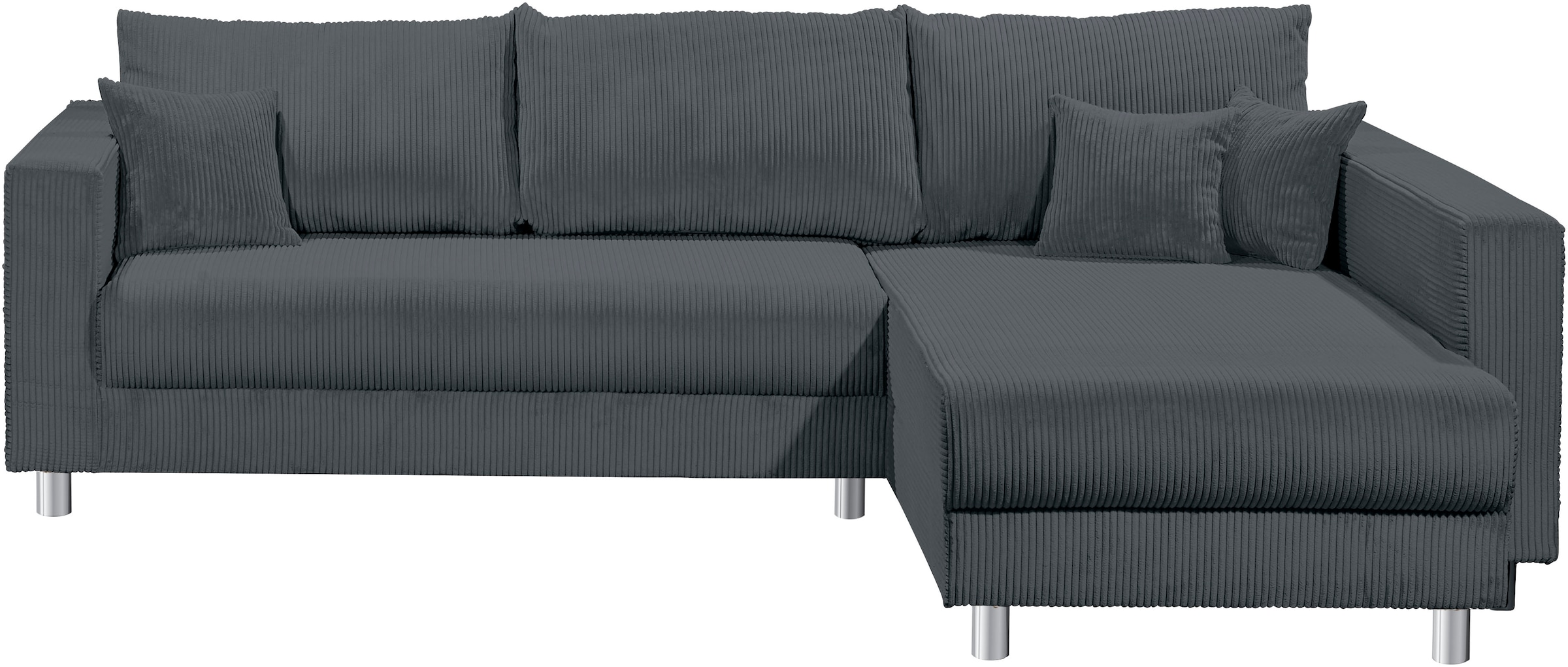 INOSIGN Ecksofa »153«, Inkl. Schlaffunktion und großen Strauraum