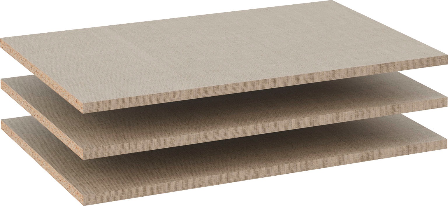 OTTO home "Zubehör für Schwebetürenschrank PAULLY" 3er-Set Breite 63 cm für Schwebetürenschränke der Serie "PAULLY"