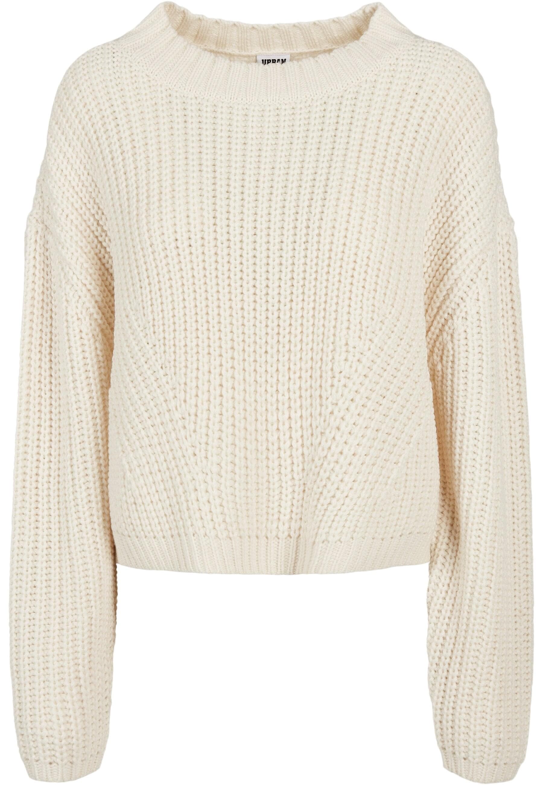 URBAN CLASSICS Rundhalspullover "Urban Classics Damen Ladies Wide Oversize Sweater"