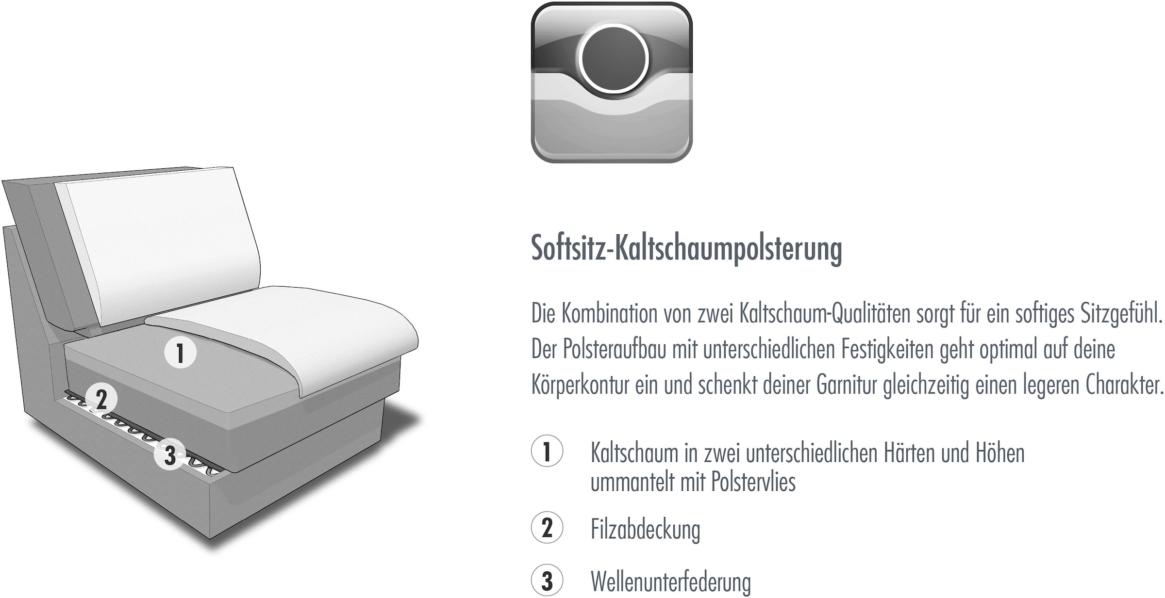 Die PlanBar Ecksofa »MP-IN24083« SoftSitz-Kaltschaumpolsterung, wahlweise mit motorischer Vorziehbank