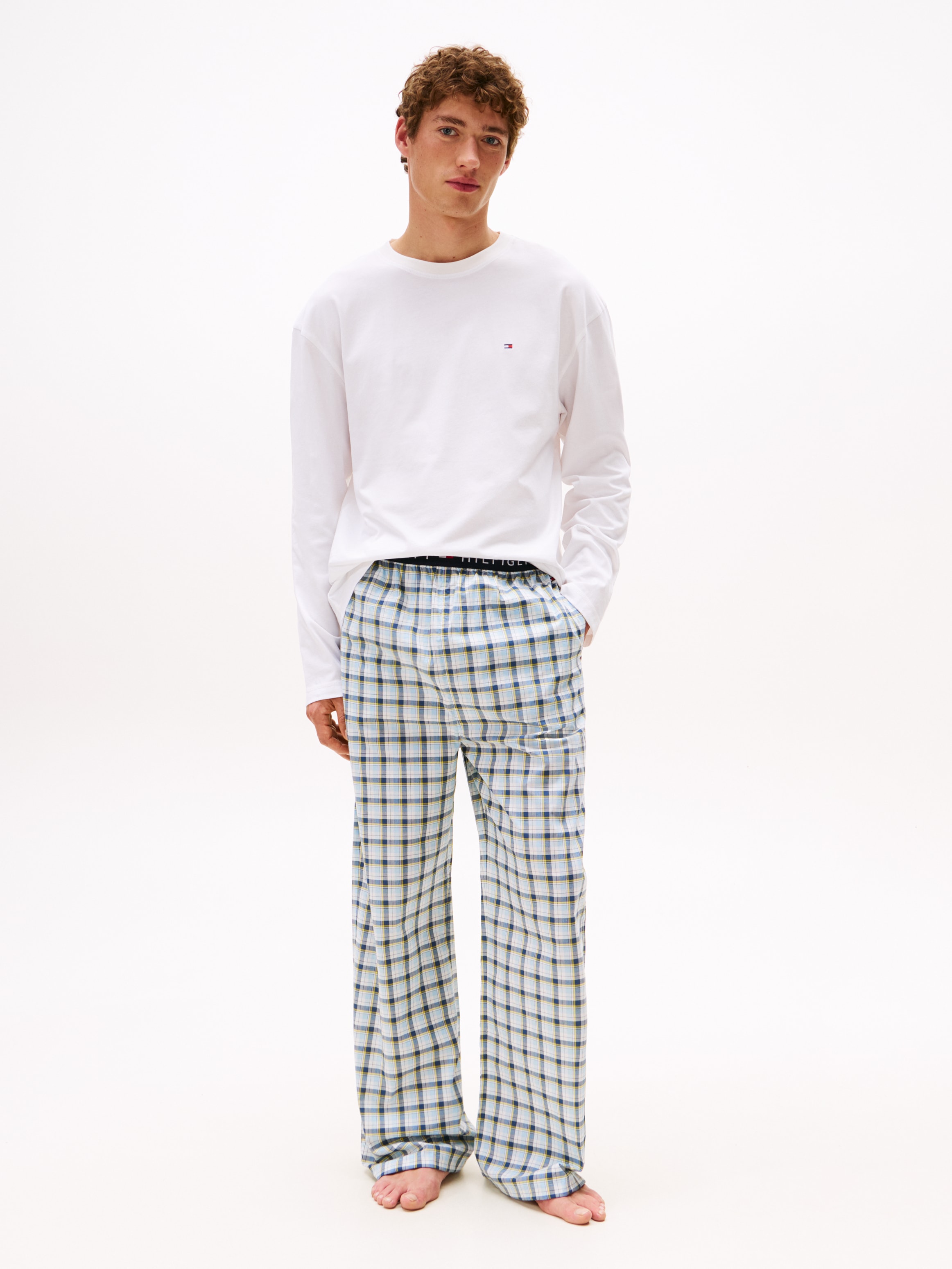 Tommy Hilfiger Underwear Pyjama "LS WOVEN Pyjama SET PRINT", (2 tlg.), mit günstig online kaufen