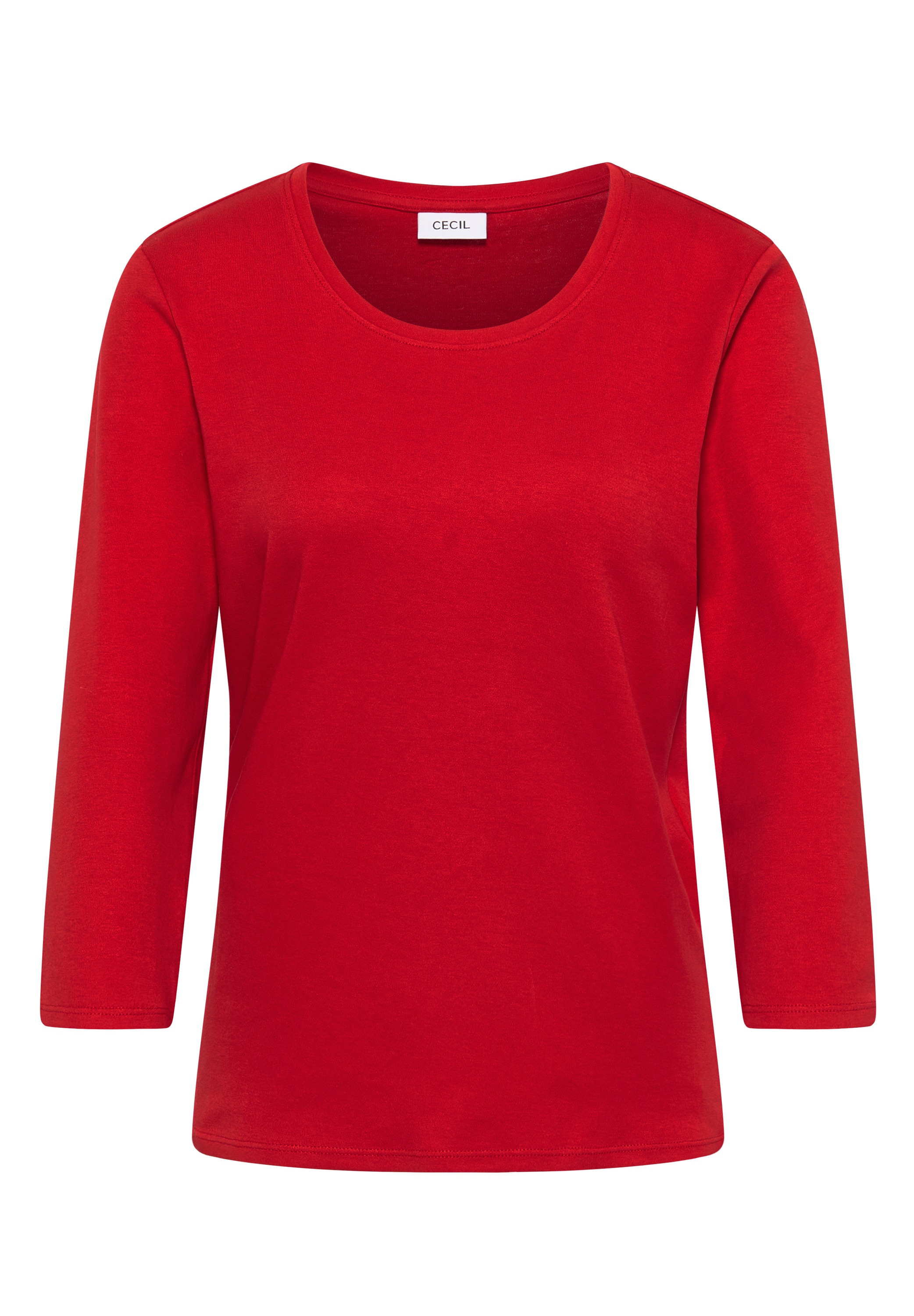 Cecil Rundhalsshirt, aus reiner Baumwolle