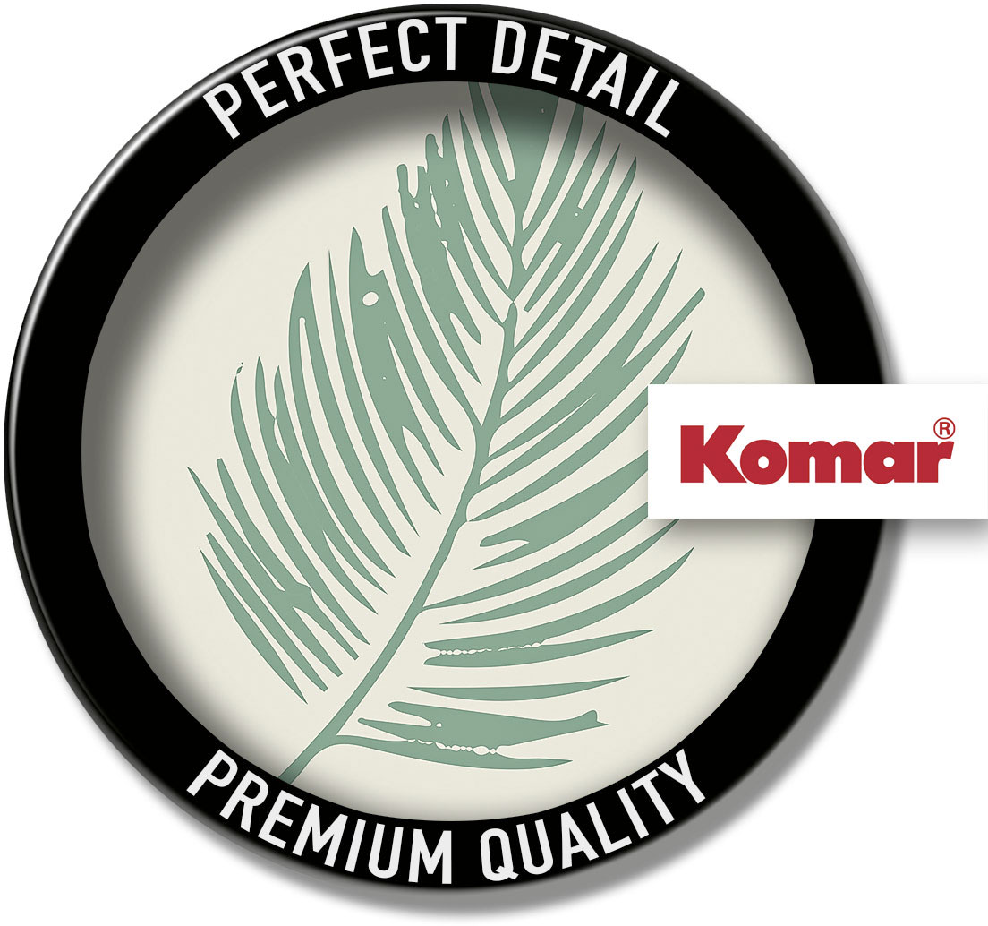 Thumbnail - Komar Wandbild "Winter Tropics Black Panther Palm Leaf", (1 St.), Deutsches Premium-Poster Fotopapier mit seidenmatter O...
