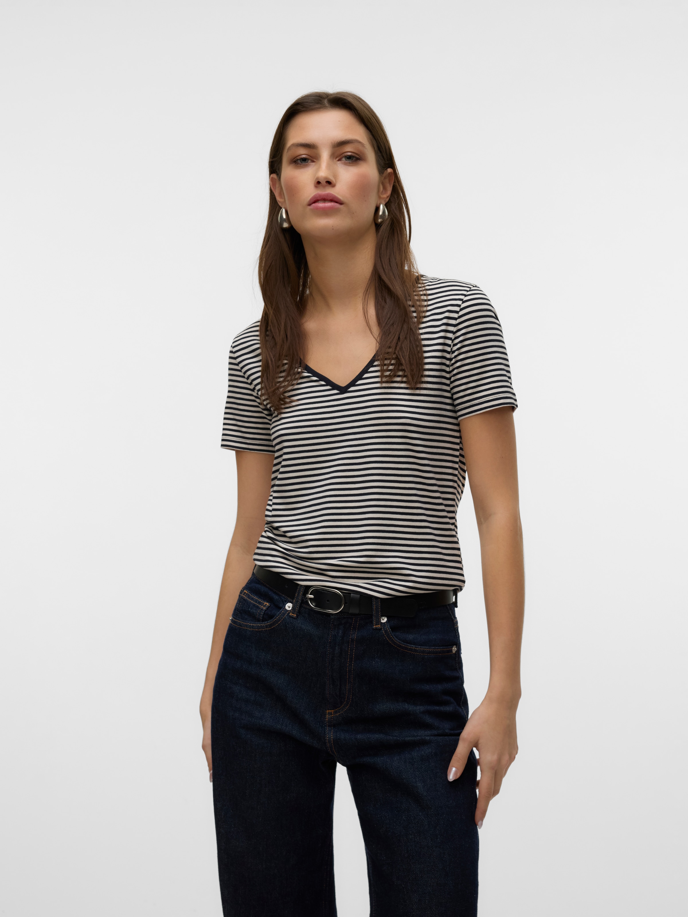 Vero Moda V-Shirt "VMPEPPER SS V-NECK T-SHIRT VMA NOOS"