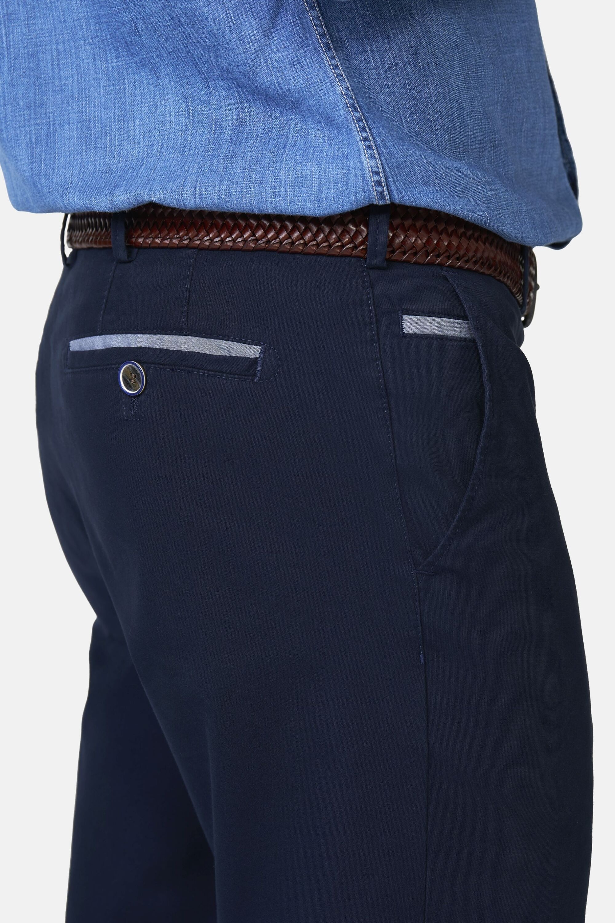 MEYER Roma 1-5080 Chinos Dark Blue 46 3
