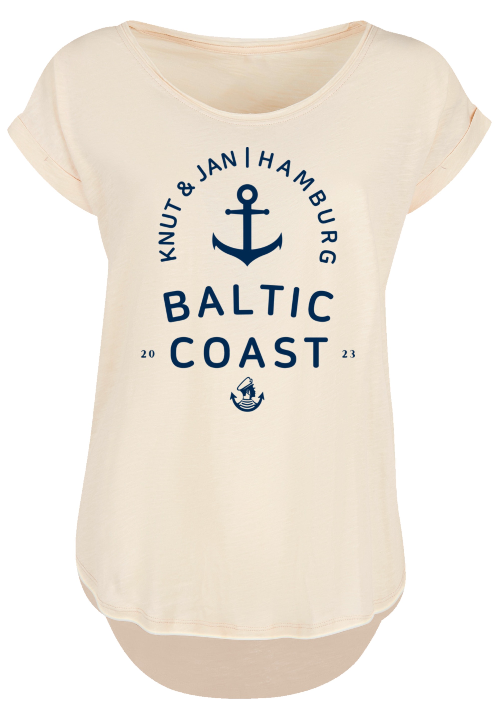 F4NT4STIC T-Shirt "Ostsee Logo Knut & Jan Hamburg", Print günstig online kaufen