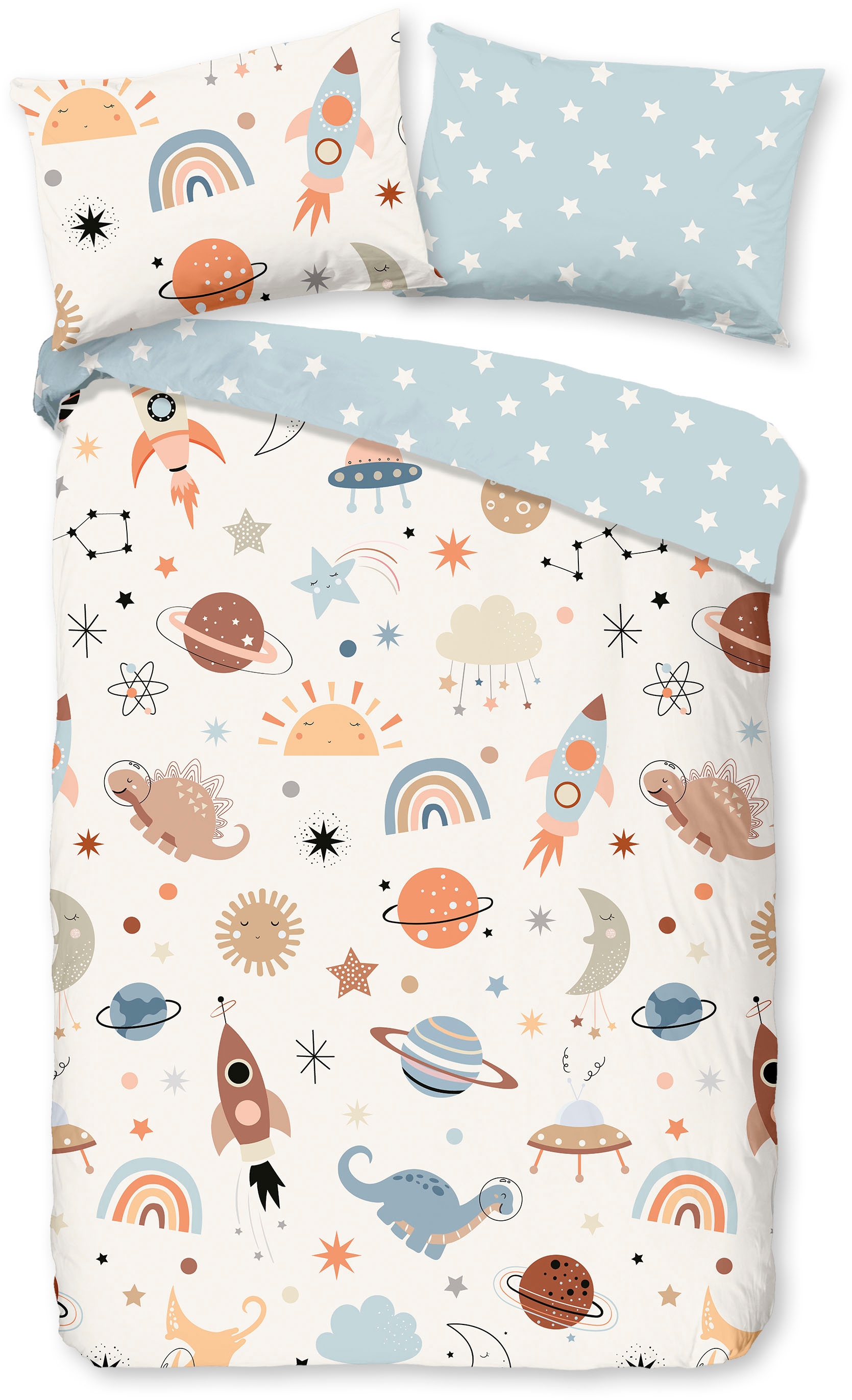 good morning Babybettwäsche "Eclips" 2 tlg. Baumwolle, Renforcé, 2 Teilig, günstig online kaufen
