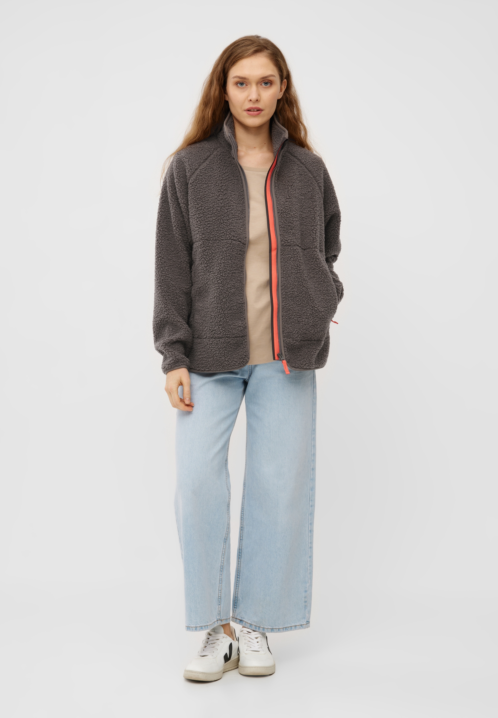 Derbe Fleecejacke »Kuschelby«, Kuschelige Damen Fleece Jacke aus nachhaltigen Materialien