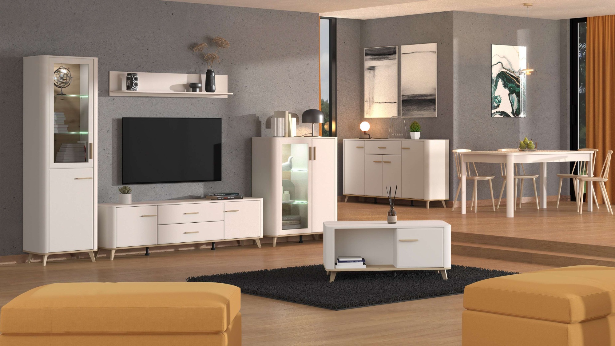 Home affaire Sideboard "Darwen Kombikommode, Sideboard, Schubladenkommode" günstig online kaufen