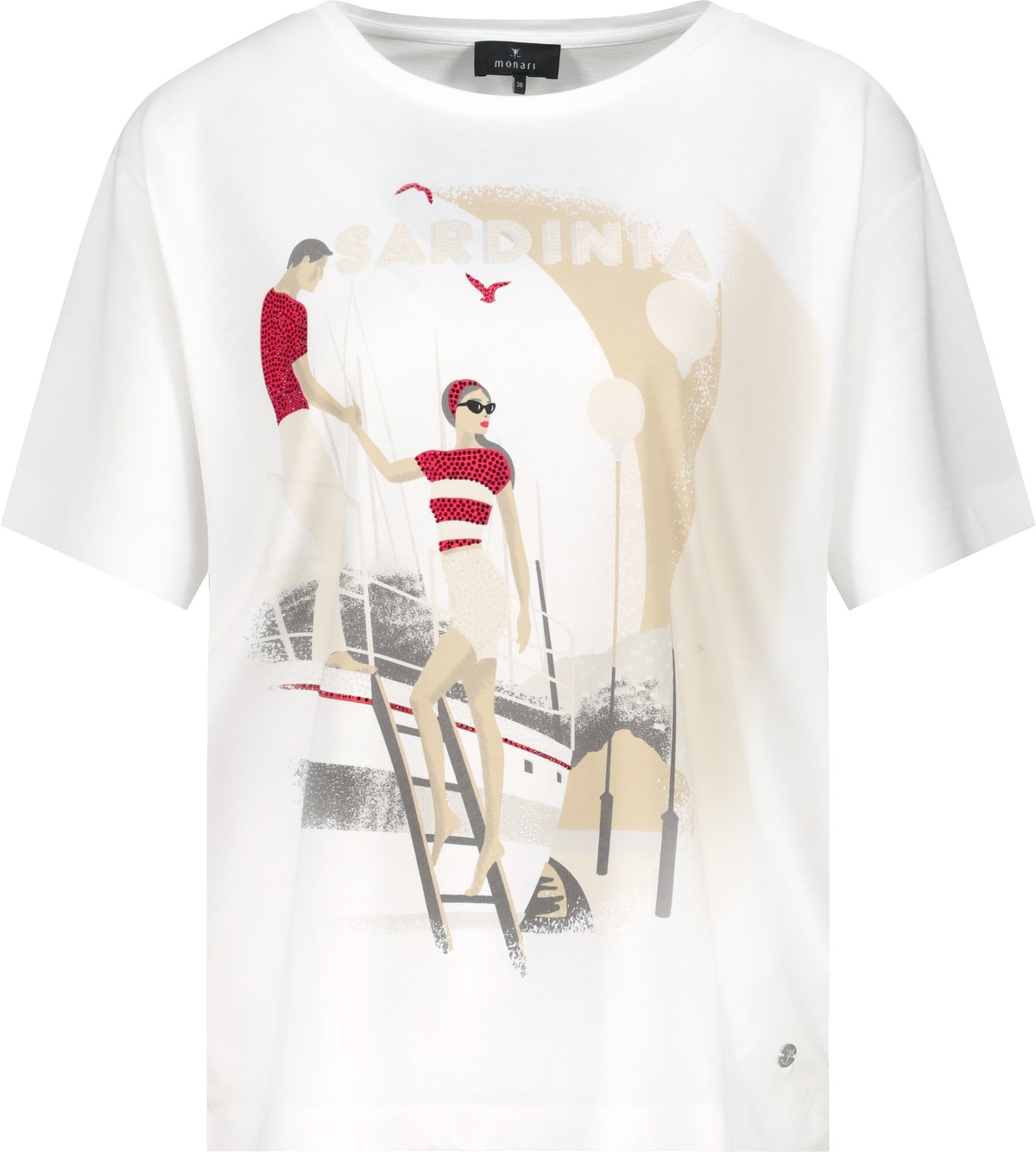 Monari T-Shirt »Shirt Segelboot«, Mit Rundhalsausschnitt