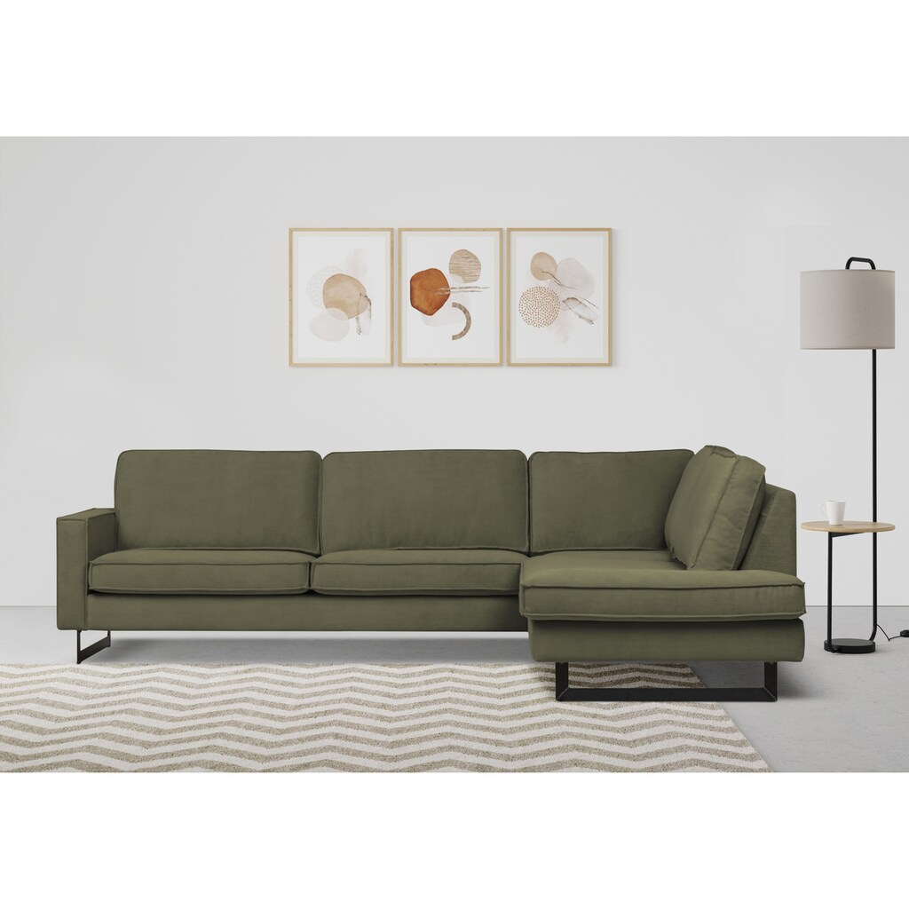 Places of Style Ecksofa »Pinto, 290 cm, Ottomane links / rechts«