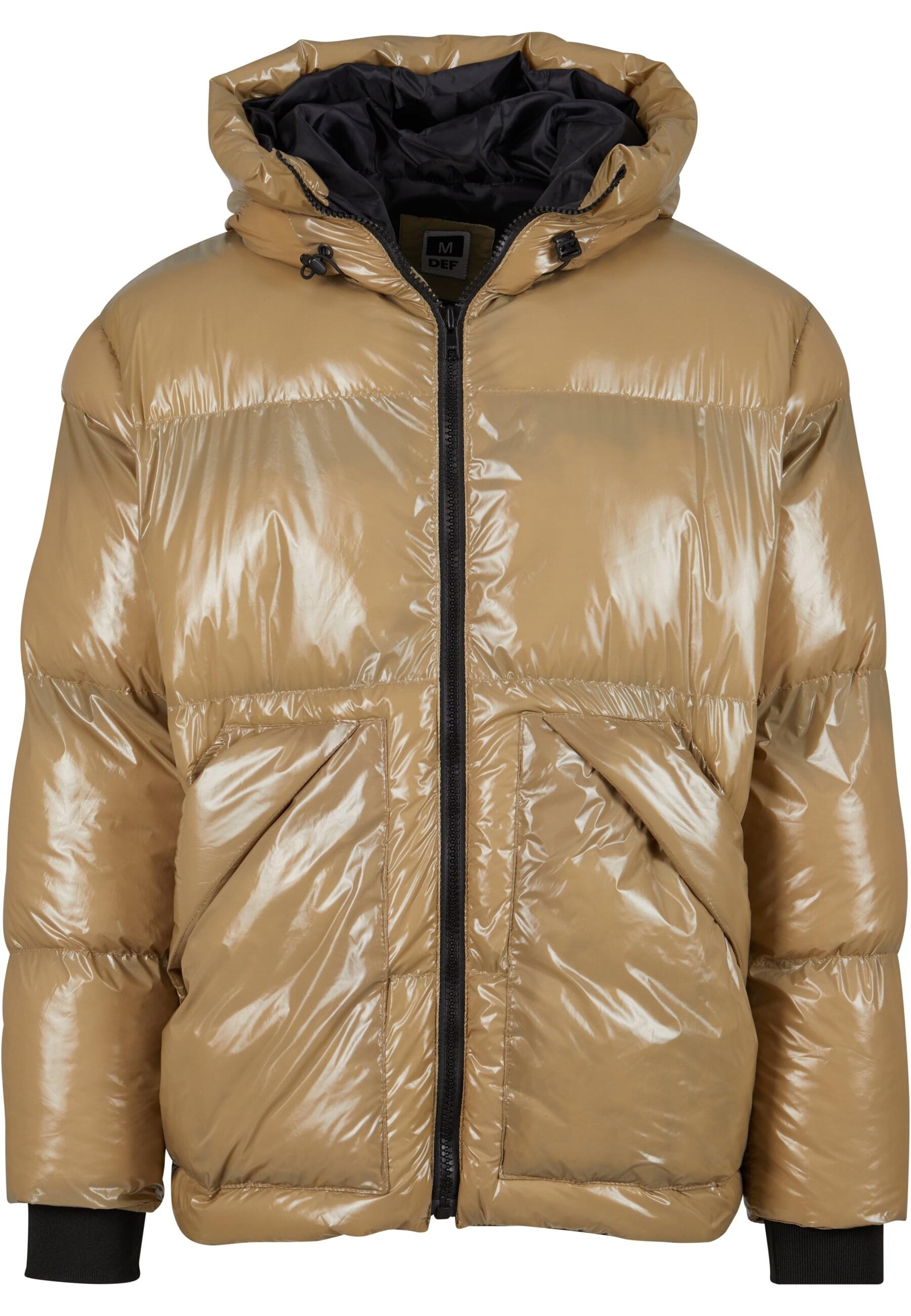 DEF Winterjacke "DEF Herren DEF Shiny Pufferjacket" 1 Stk. tlg. mit Kapuze günstig online kaufen