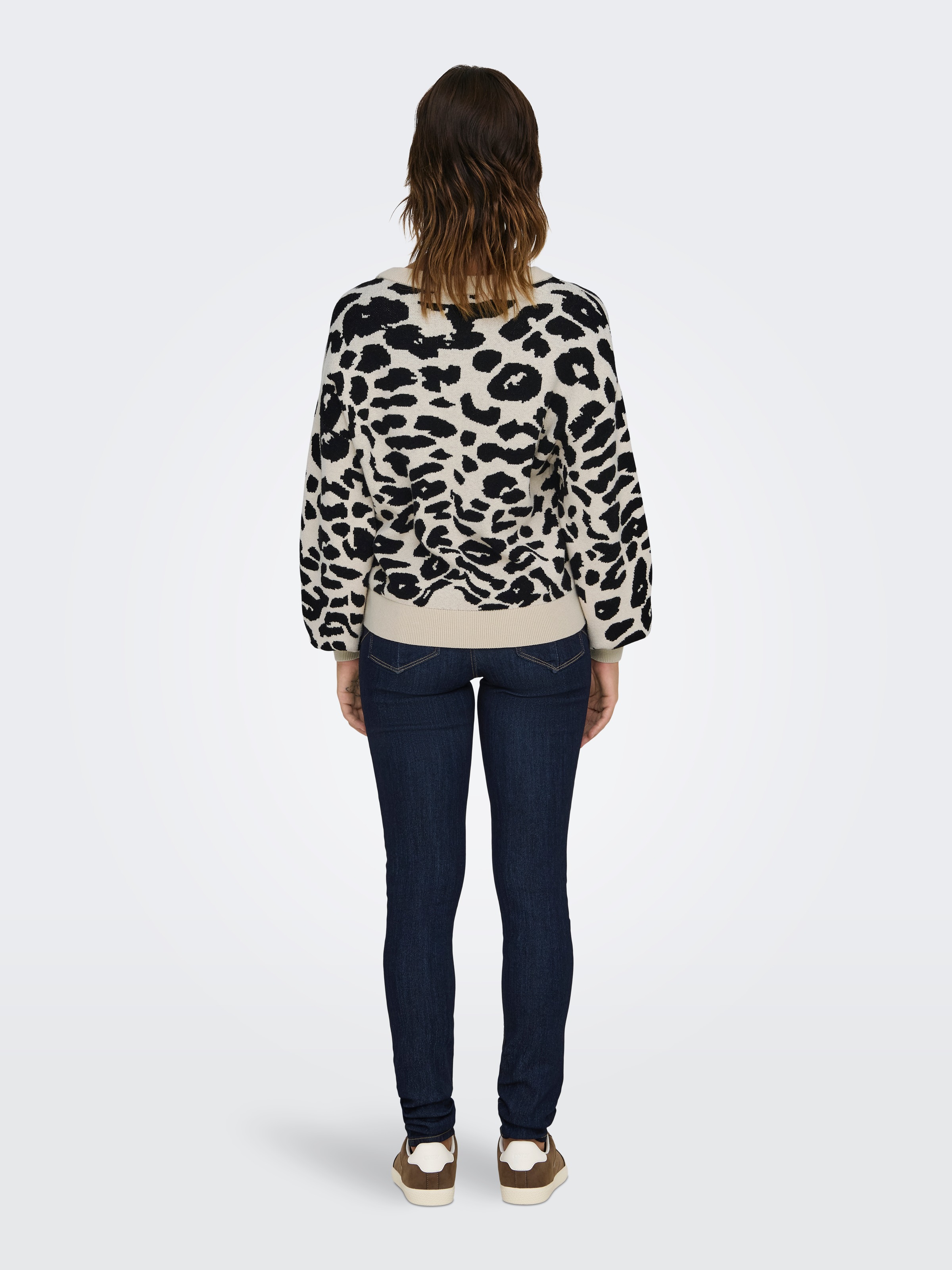 ONLY Rundhalspullover »ONLLIMA LIFE LS JQ O-NECK KNT«, mit Jaquard Strickmuster