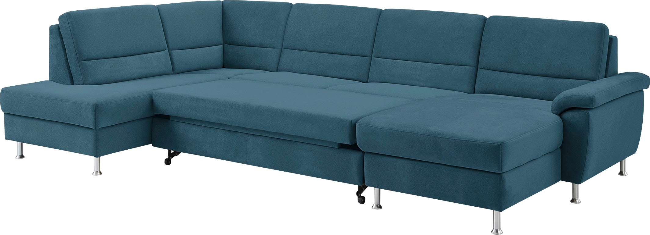 CALIZZA INTERIORS Wohnlandschaft »Onyx U-Form«, (3 St.), wahlweise mit Bettfunktion und Bettkasten