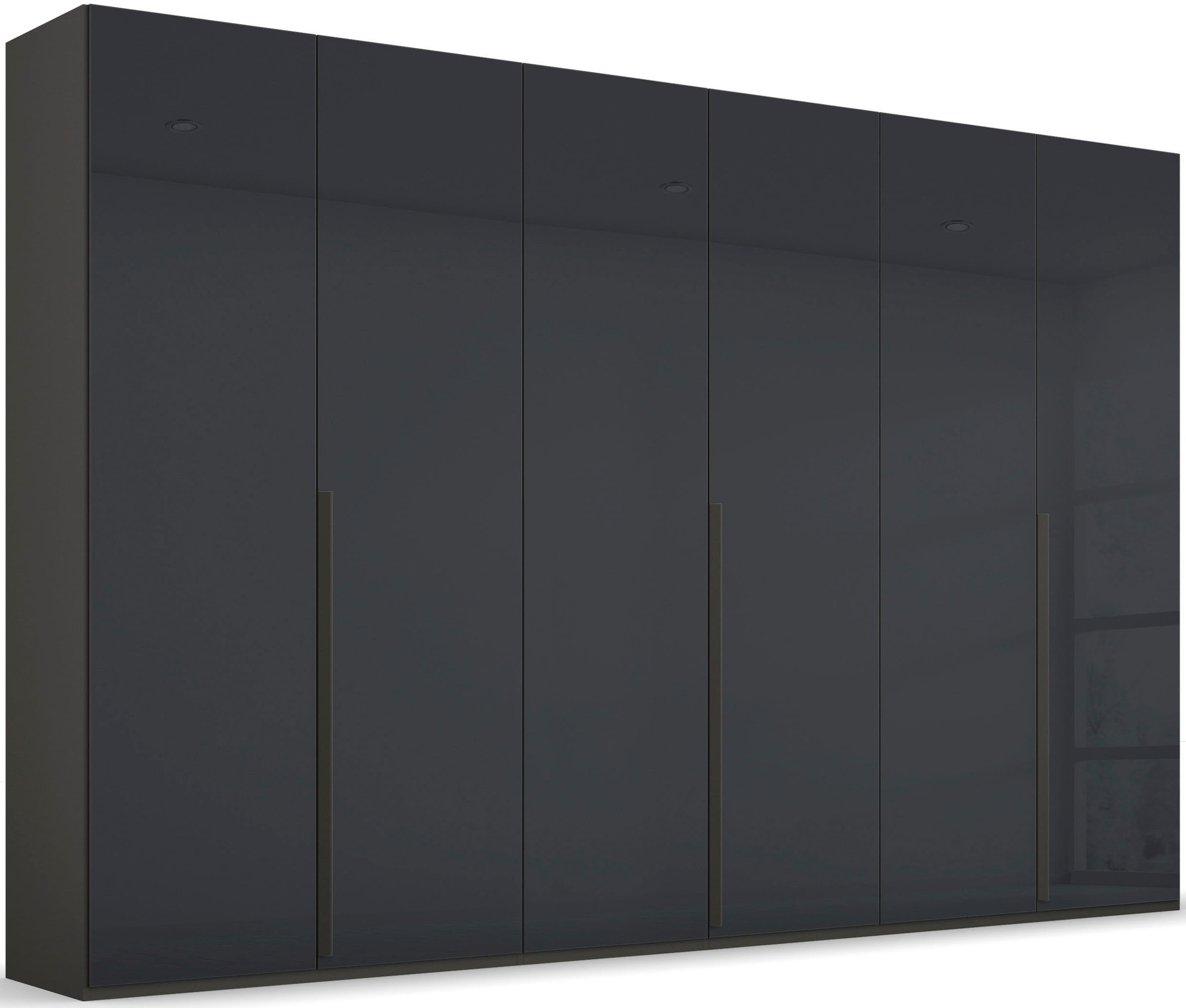 rauch Drehtürenschrank "Kleiderschrank Schrank Garderobe Wäscheschrank PURISMA Glasfront" in den Breiten 151/201/251/301 cm, inkl. SOFT-CLOSE-FUNKTION, schlichte Eleganz, mit umfangreicher Innenausstattung MADE IN GERMANY