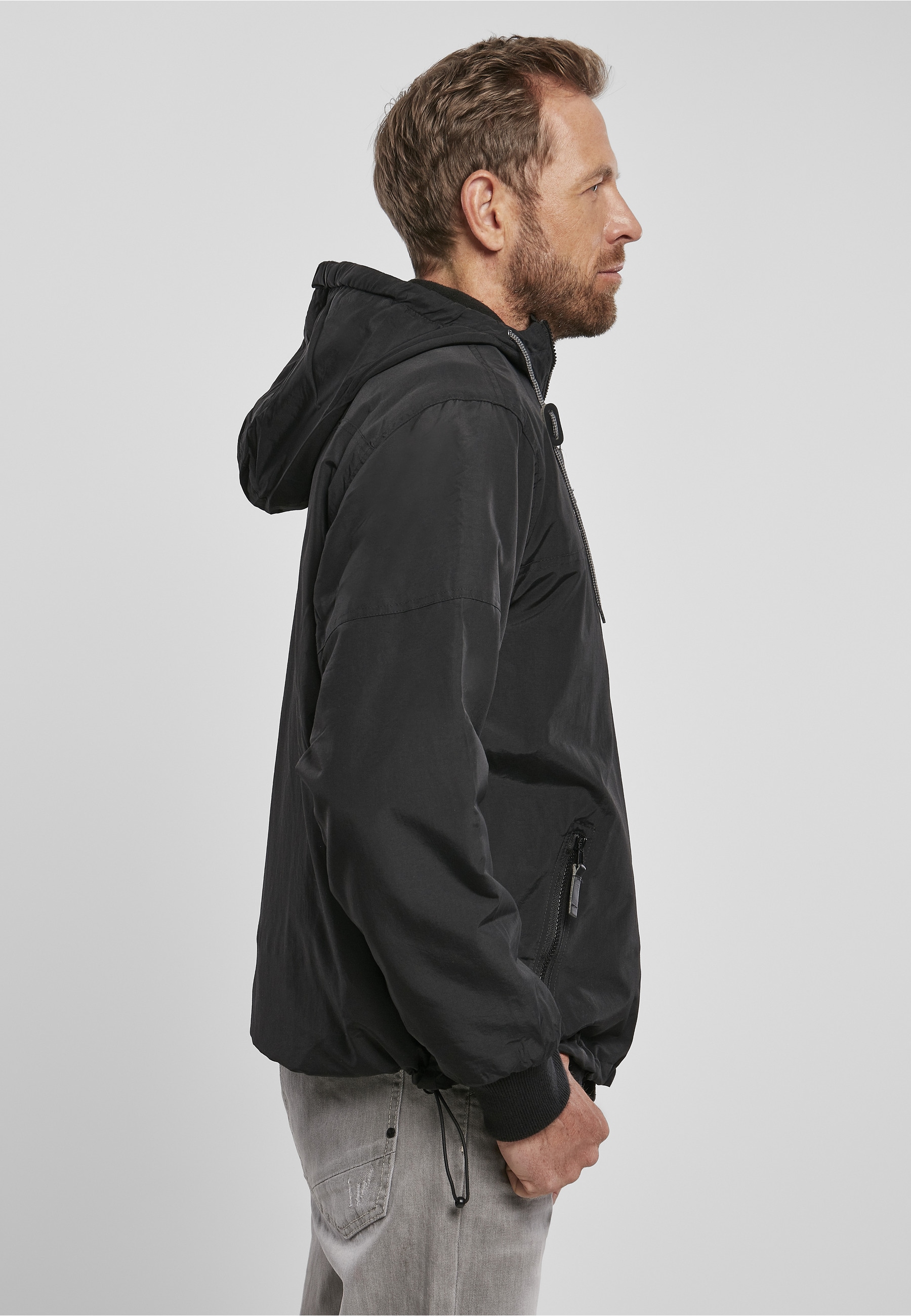 Brandit Anorak »Brandit Herren Pull Over Windbreaker« 1 Stk. tlg. mit Kapuze