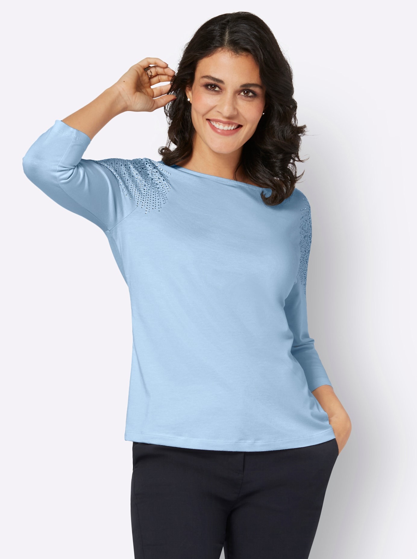 creation L 3/4-Arm-Shirt "Shirt" 1 Stk. tlg. günstig online kaufen