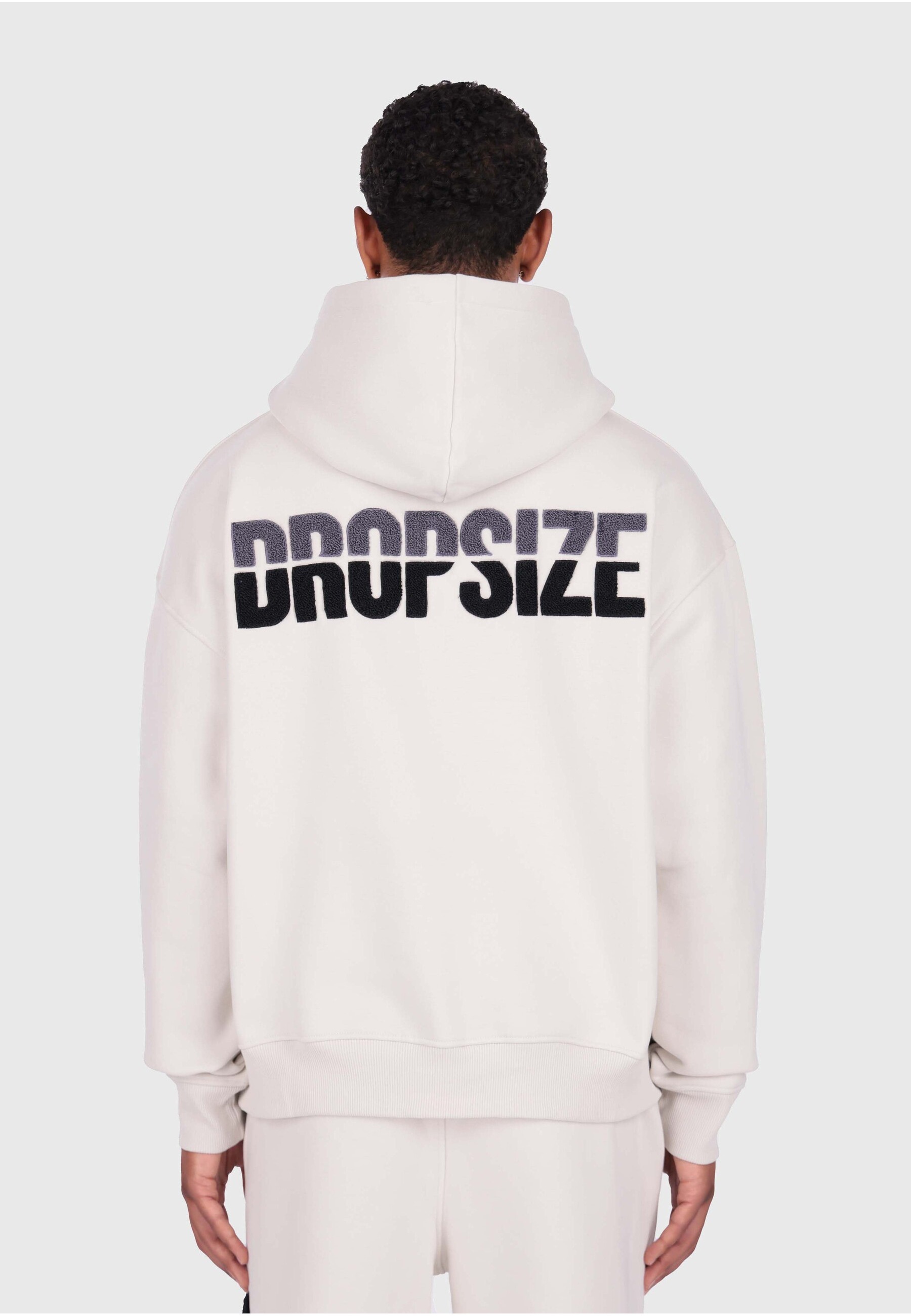 Dropsize Kapuzenpullover »Dropsize SPLIT FROTTEE EMBO HOODIE« 1 Stk.