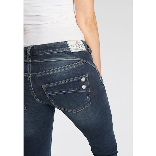Herrlicher Slim-fit-Jeans »PIPER SLIM REUSED DENIM«, Low Waist Powerstretch  online kaufen | BAUR