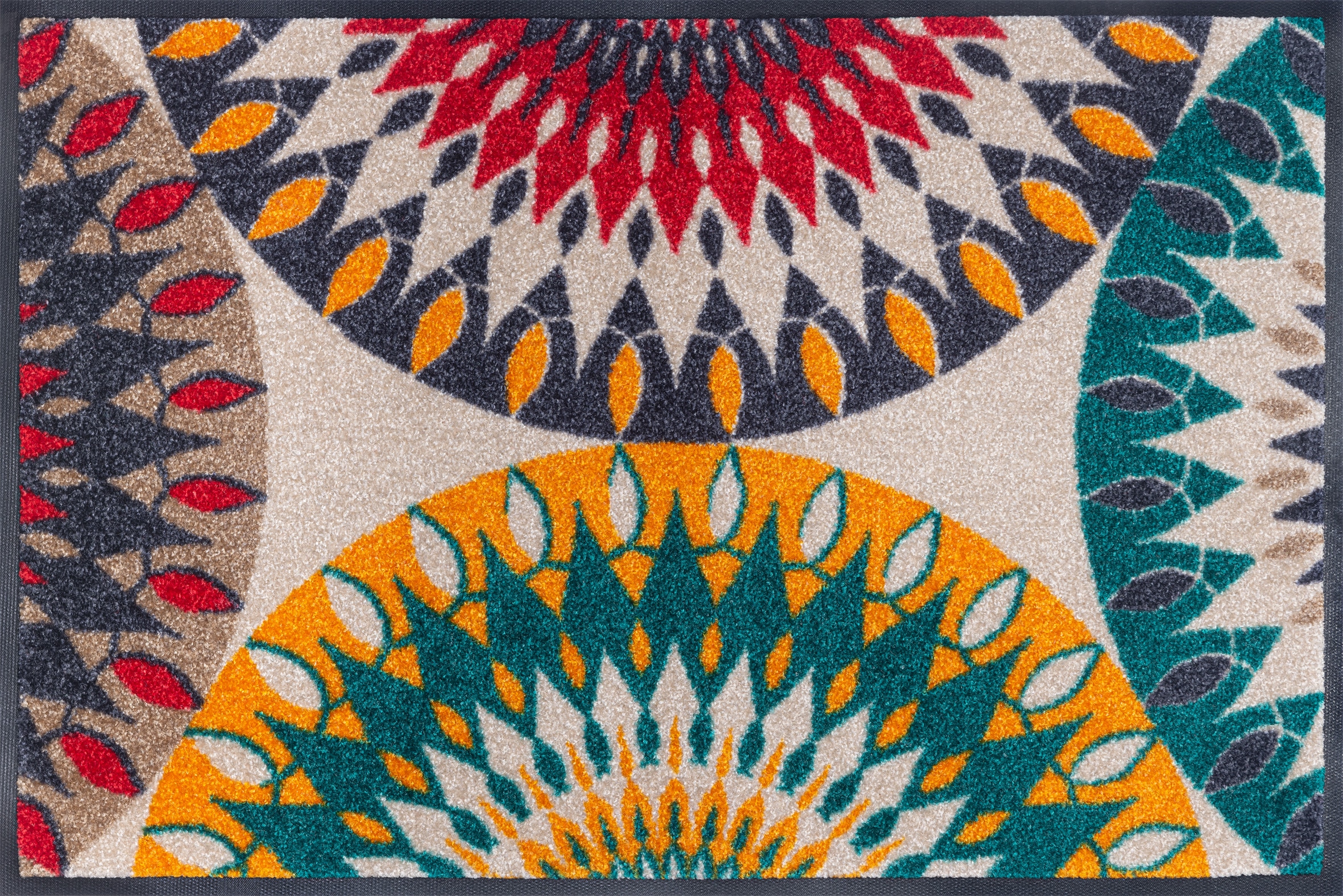 wash+dry by Kleen-Tex Fußmatte "Whirlwinds" rechteckig 7 mm Höhe günstig online kaufen