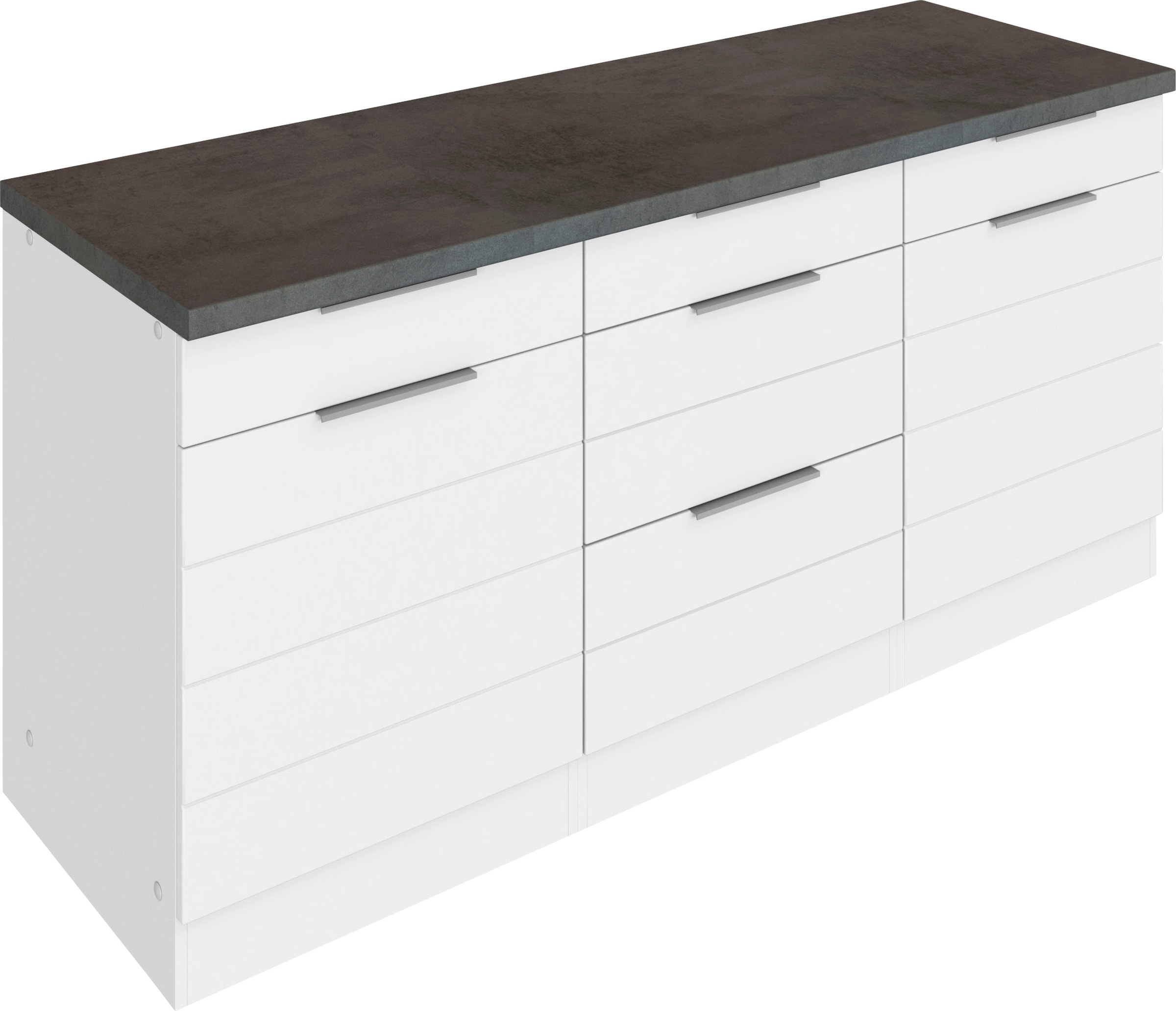 KOCHSTATION Unterschrank "KS-Luhe", 180 cm breit, für viel Stauraum, MDF-Fr günstig online kaufen