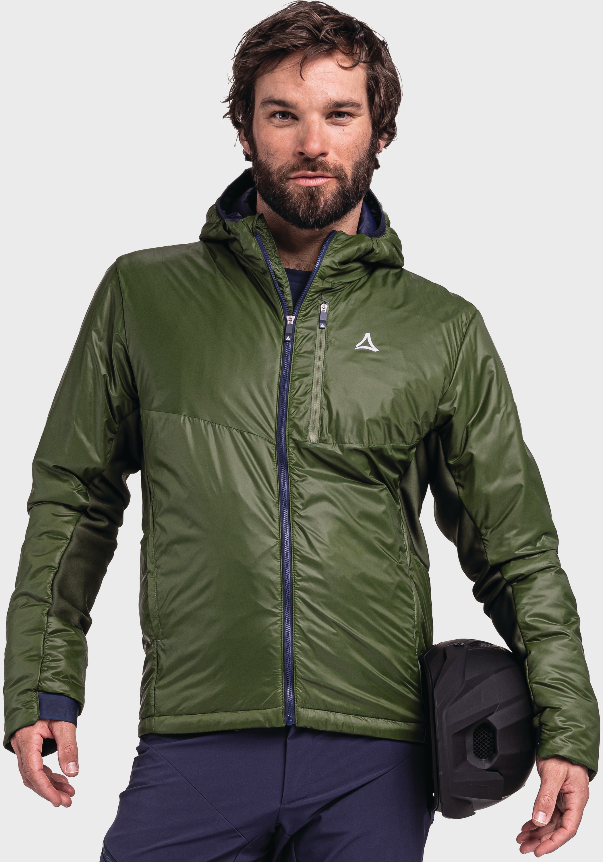 Schöffel Outdoorjacke »Ins Hybrid Black Raven M«, mit Kapuze