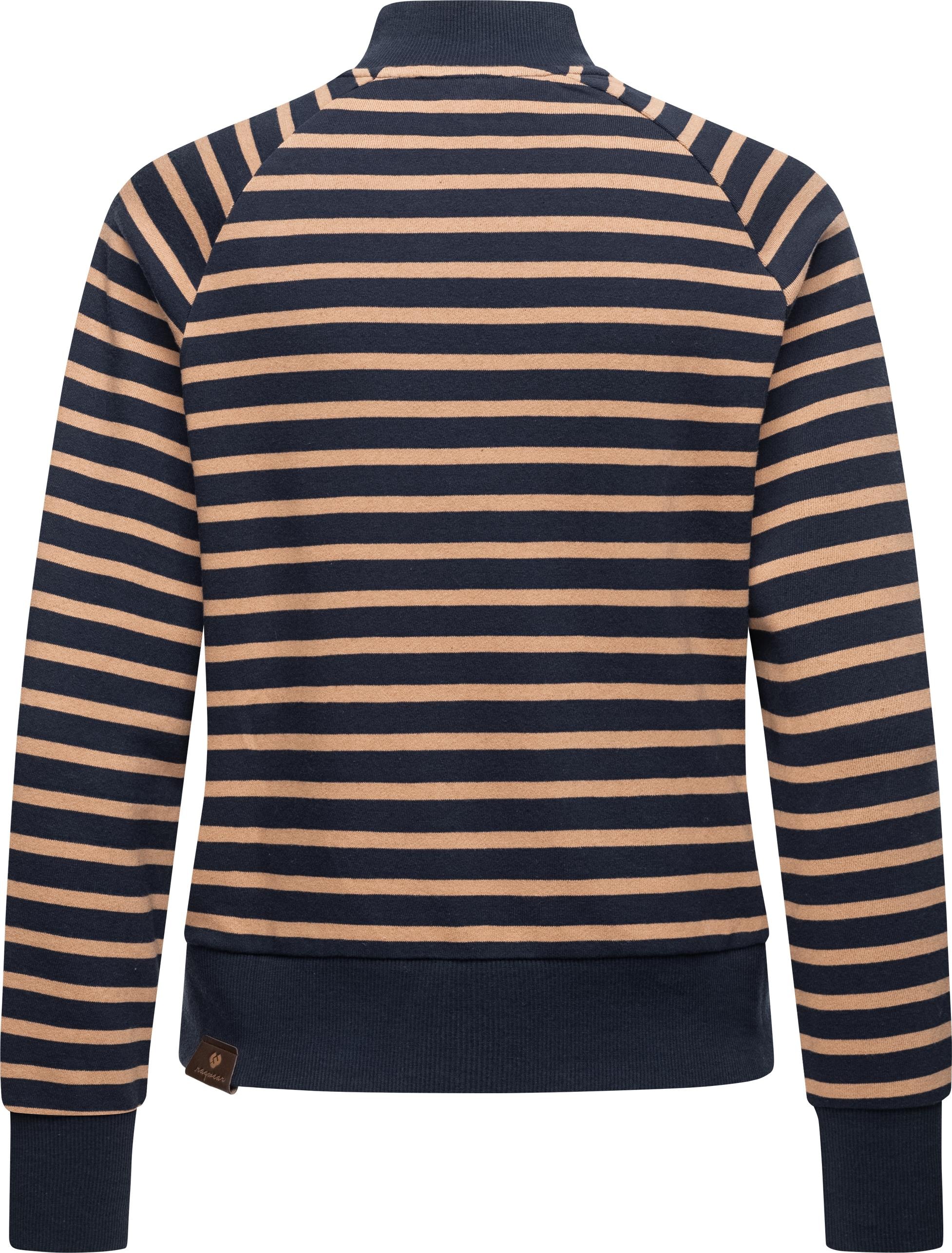 Ragwear Sweatshirt »Majjorka«, Stylisches Damen Langarmshirt mit Rippbündchen und Zierknöpfen