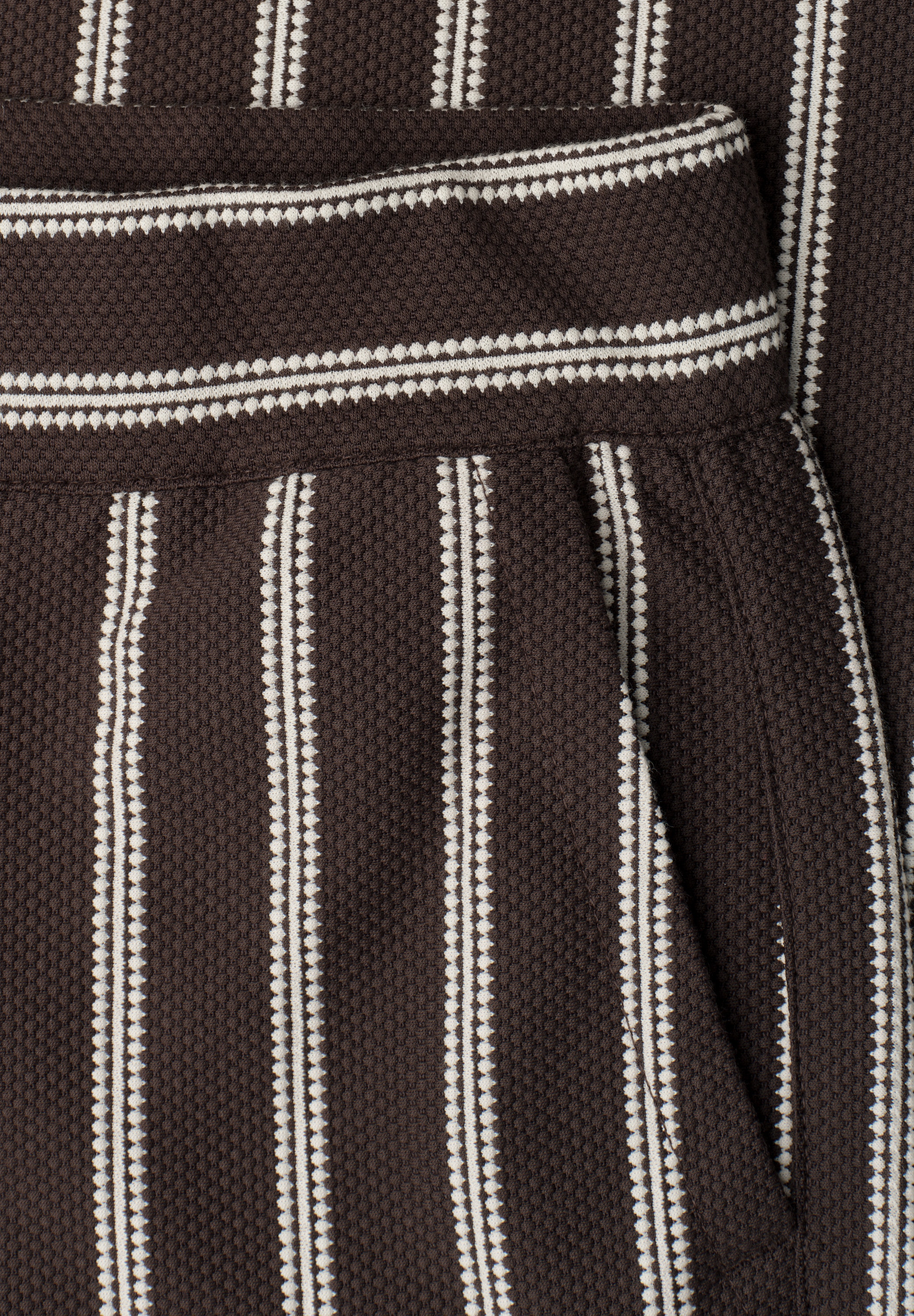 STREET ONE Jerseyhose  im Streifendesign