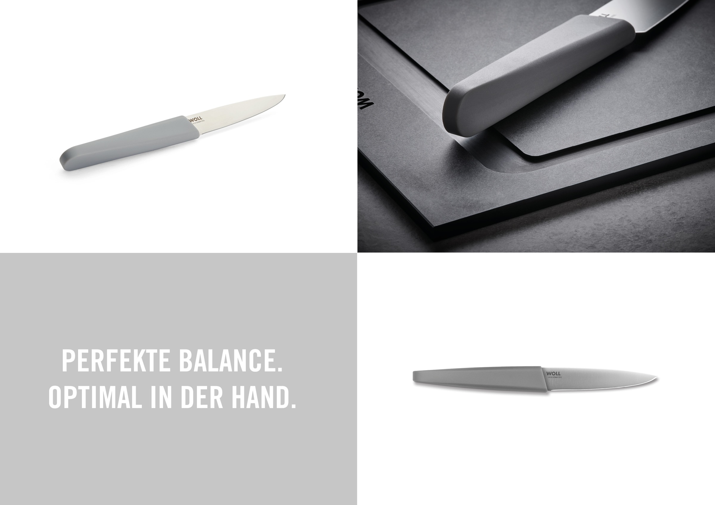 WOLL Gemüsemesser »Cutting Edge« aus deutschem Edelstahl gemäß DIN 1.4116