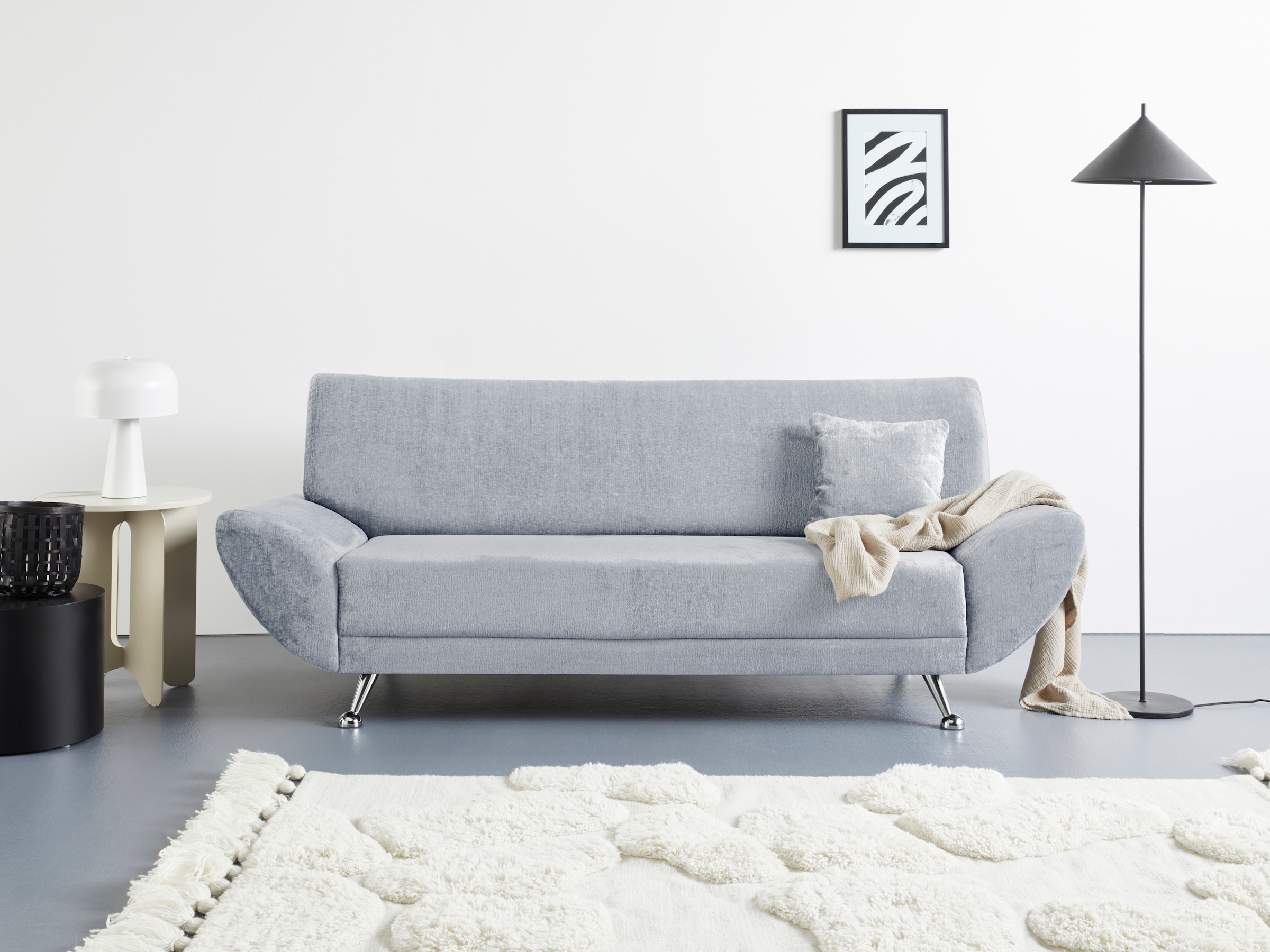 Home affaire 3-Sitzer "Saltare elegant & komfortabel, toller Designfuß, beq günstig online kaufen