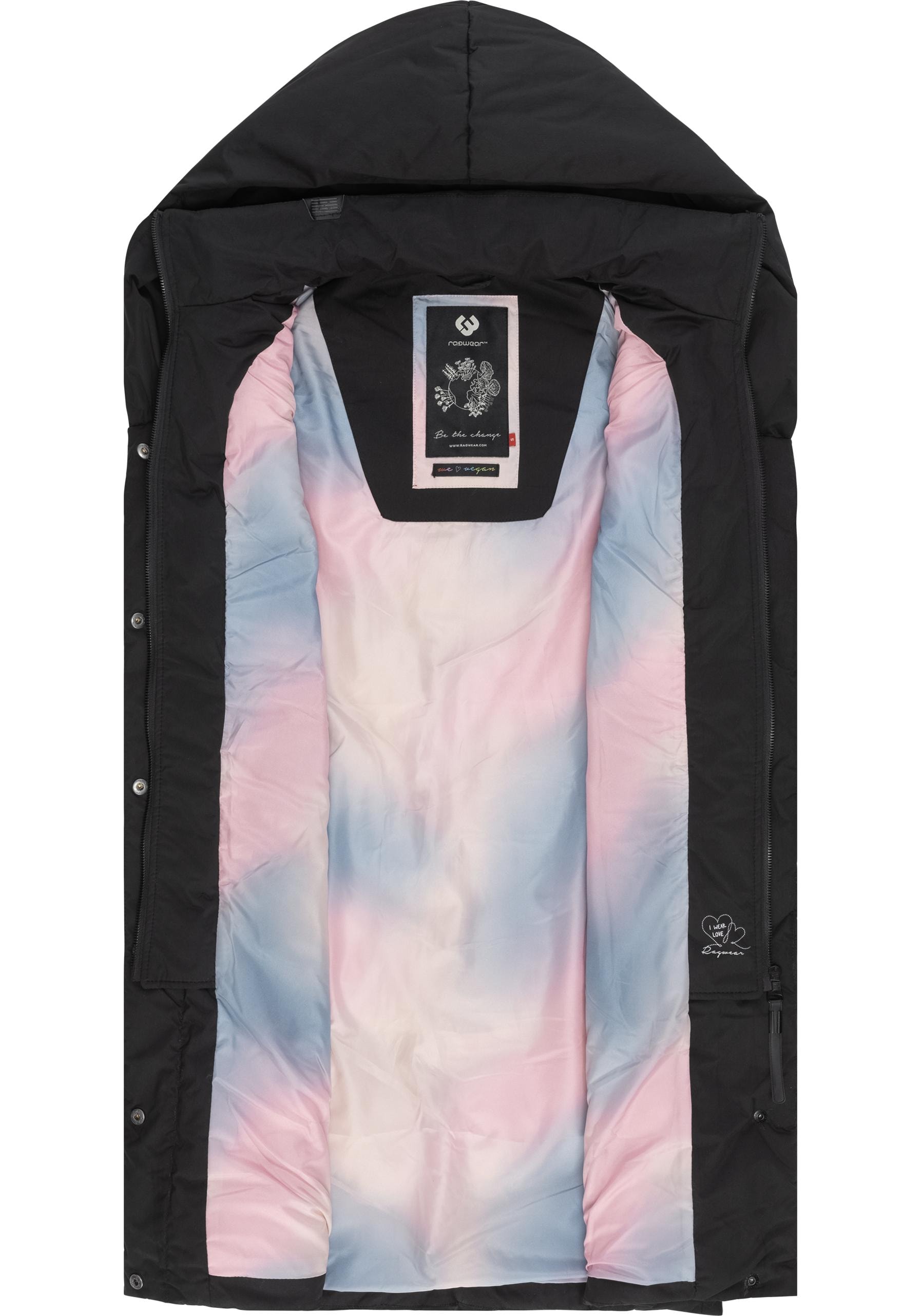 Ragwear Steppweste »Natalka Vest«, stylische, gesteppte Winterweste mit gefütterter Kapuze