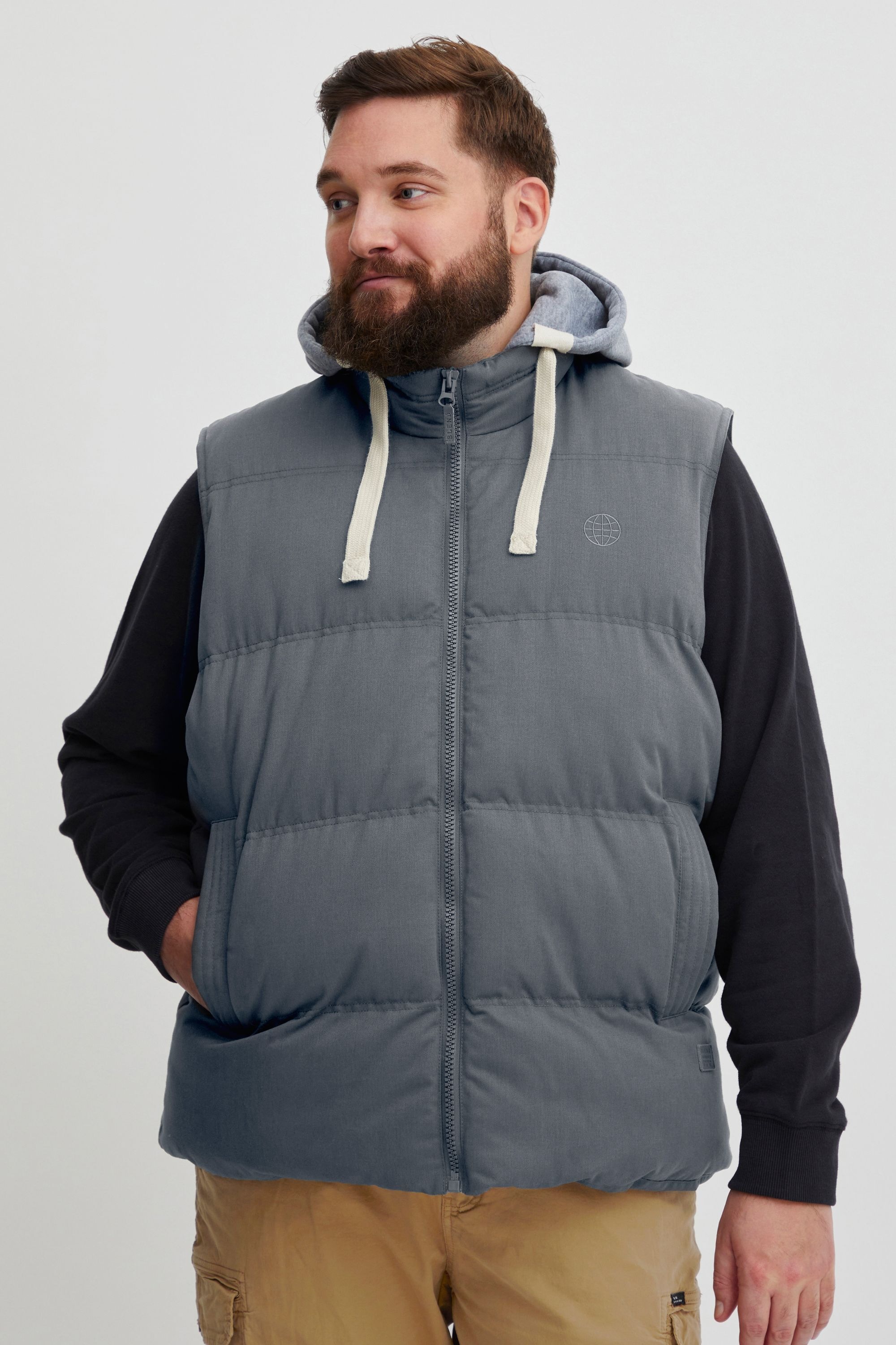 Blend Kurzweste "BHJens Big & Tall" Stilvolle Steppweste in großen Größen günstig online kaufen