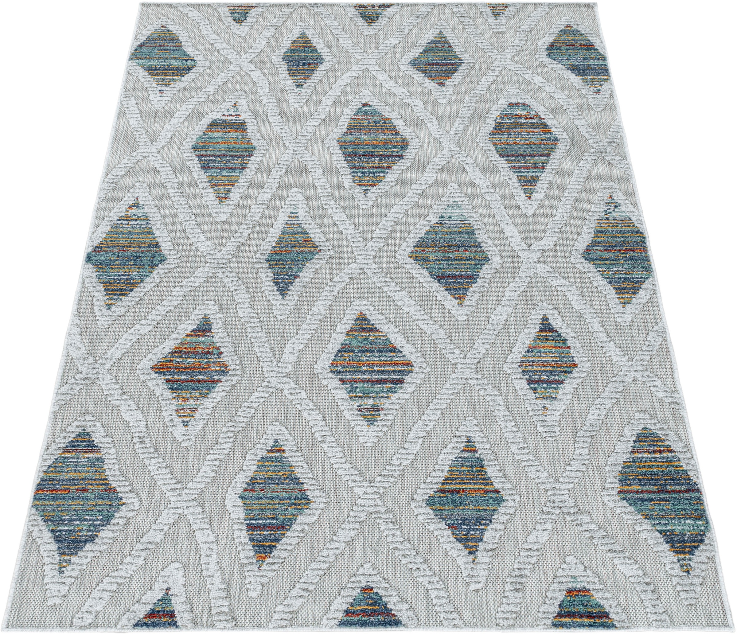 Ayyildiz Teppiche Teppich "BAHAMA 5157" rechteckig 8 mm Höhe Läufer, Flachf günstig online kaufen