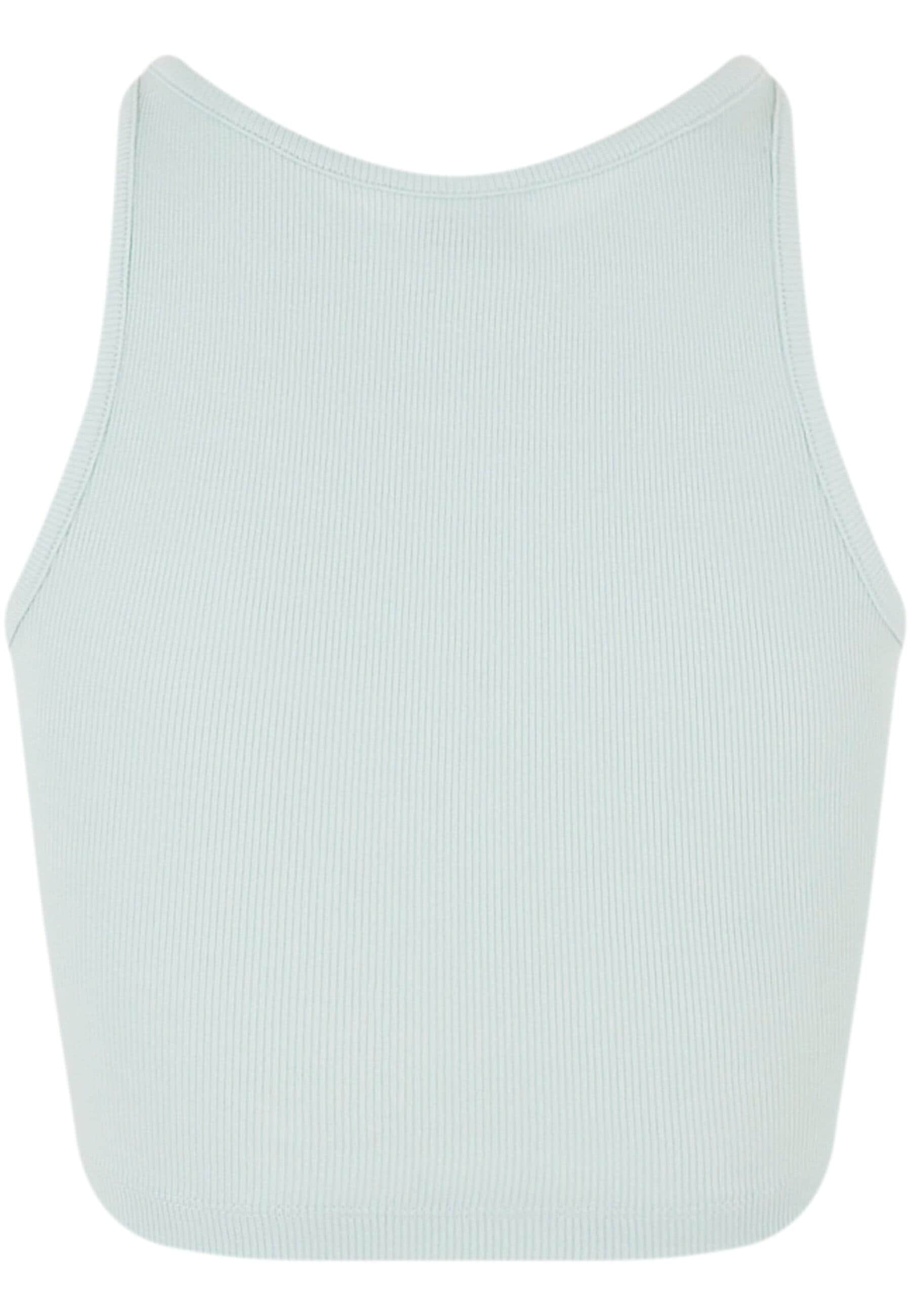 URBAN CLASSICS Muskelshirt »Urban Classics Damen Ladies Organic Cropped Rib Top«, (1 tlg.)